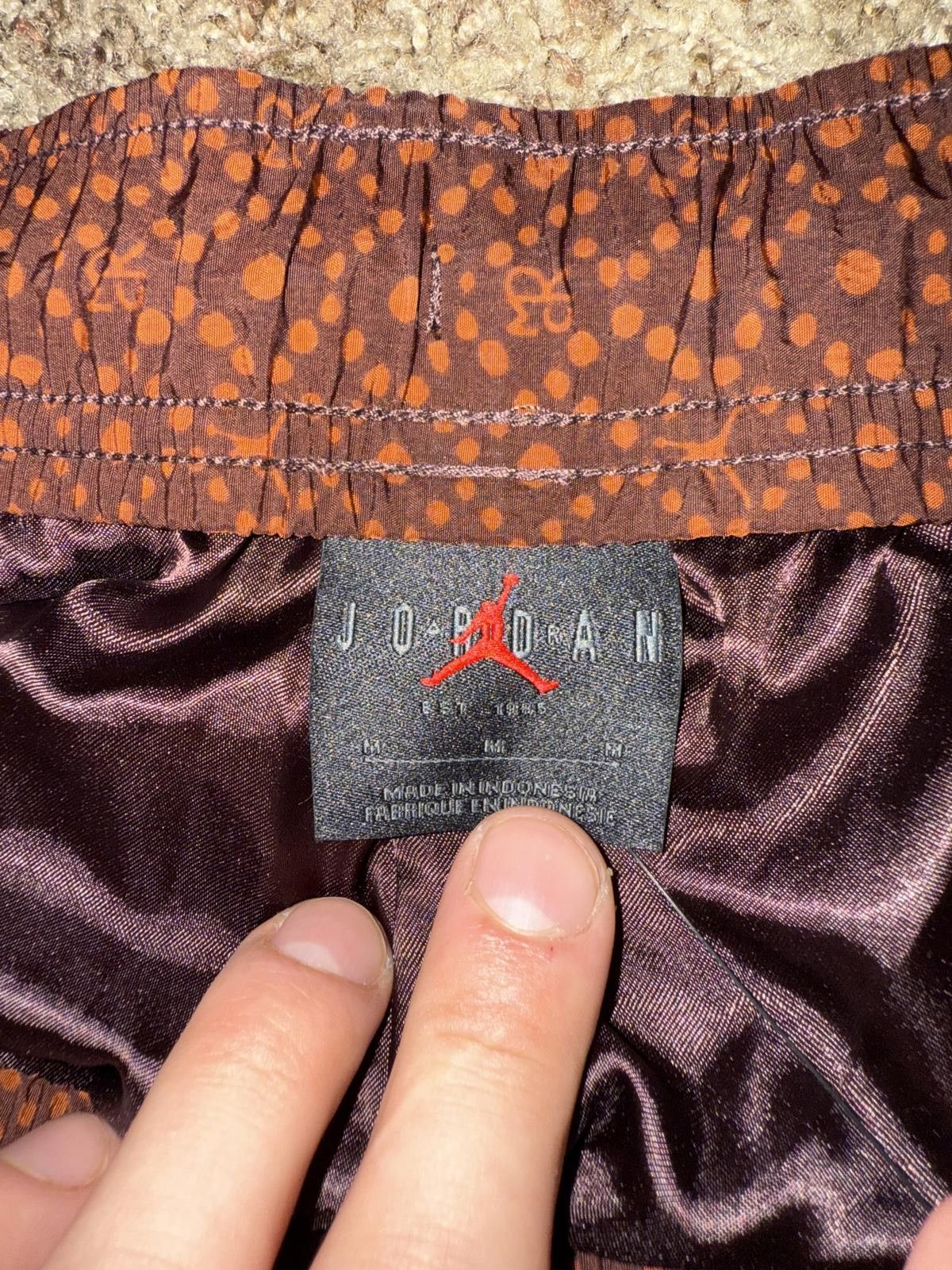 Nike Nike Air Jordan Men’s Masion Chateau Rouge Brown Woven Pants Size US 32 / EU 48 - 10 Thumbnail