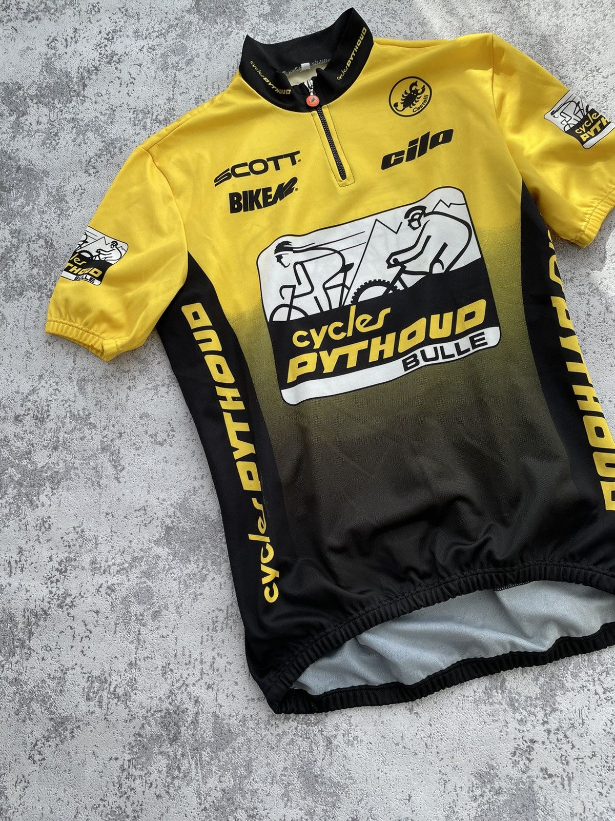 Vintage Rare Castelli Vintage Scott Biker Cycler Pythoud Jersey Size US M / EU 48-50 / 2 - 3 Thumbnail