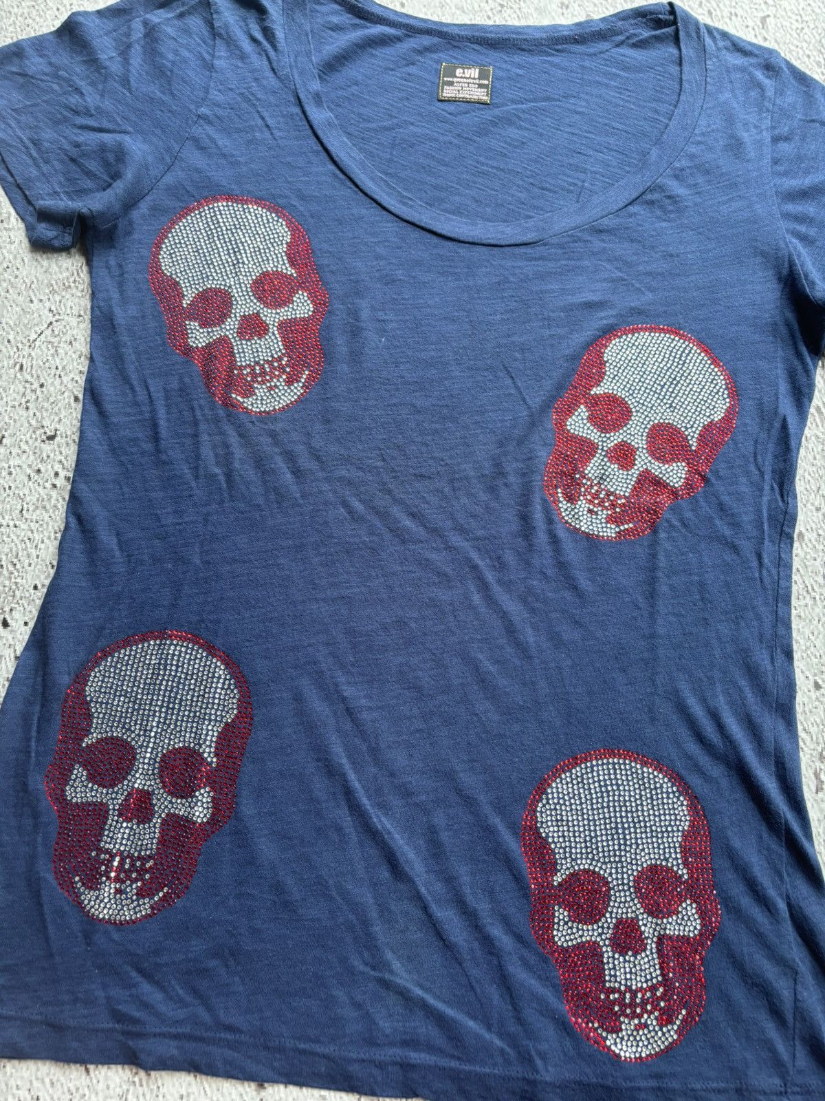 Seditionaries Y2k e.vil Skull Tshirt Size US S / EU 44-46 / 1 - 3 Thumbnail