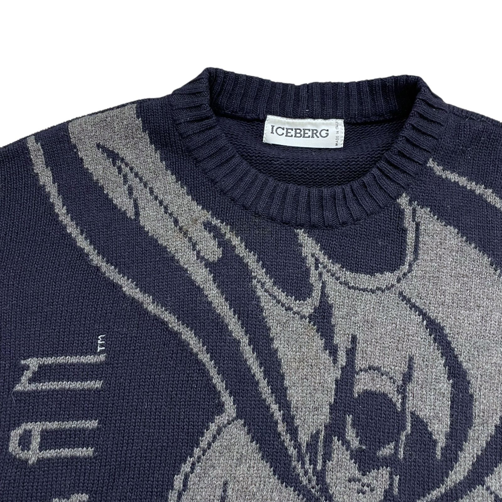 Iceberg VTG 90s BATMAN DC COMICS 1992 GILMAR WOOL KNIT SWEATER M Size US M / EU 48-50 / 2 - 7 Thumbnail