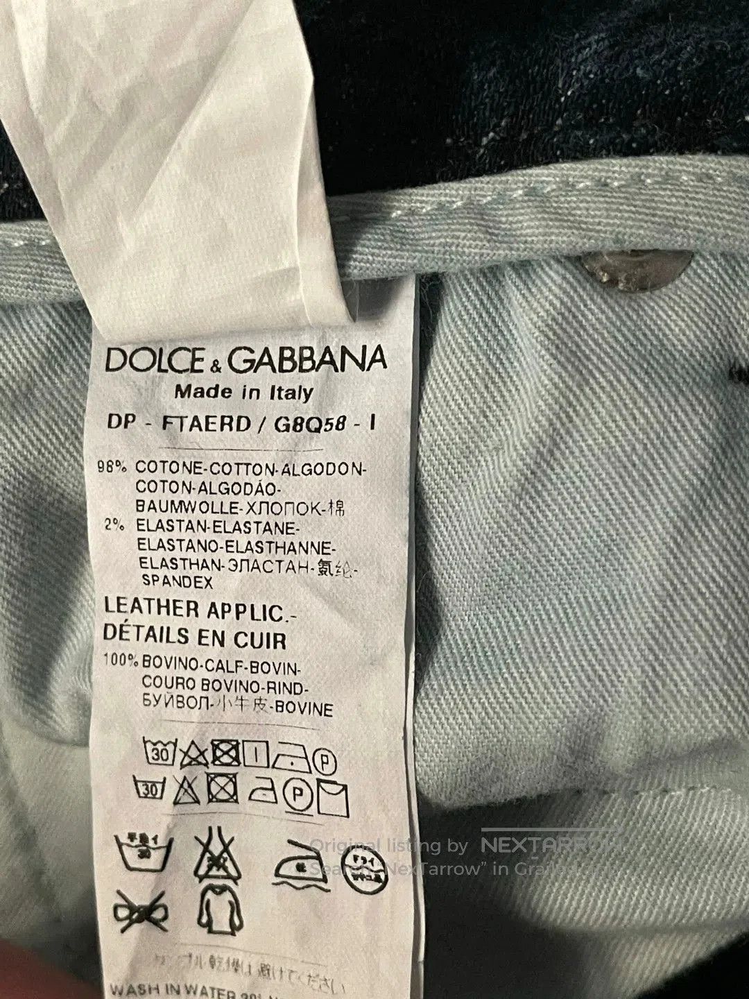 Dolce & Gabbana Dolce Gabbana Distressed Denim Jeans. Size US 38 / EU 54 - 9 Thumbnail