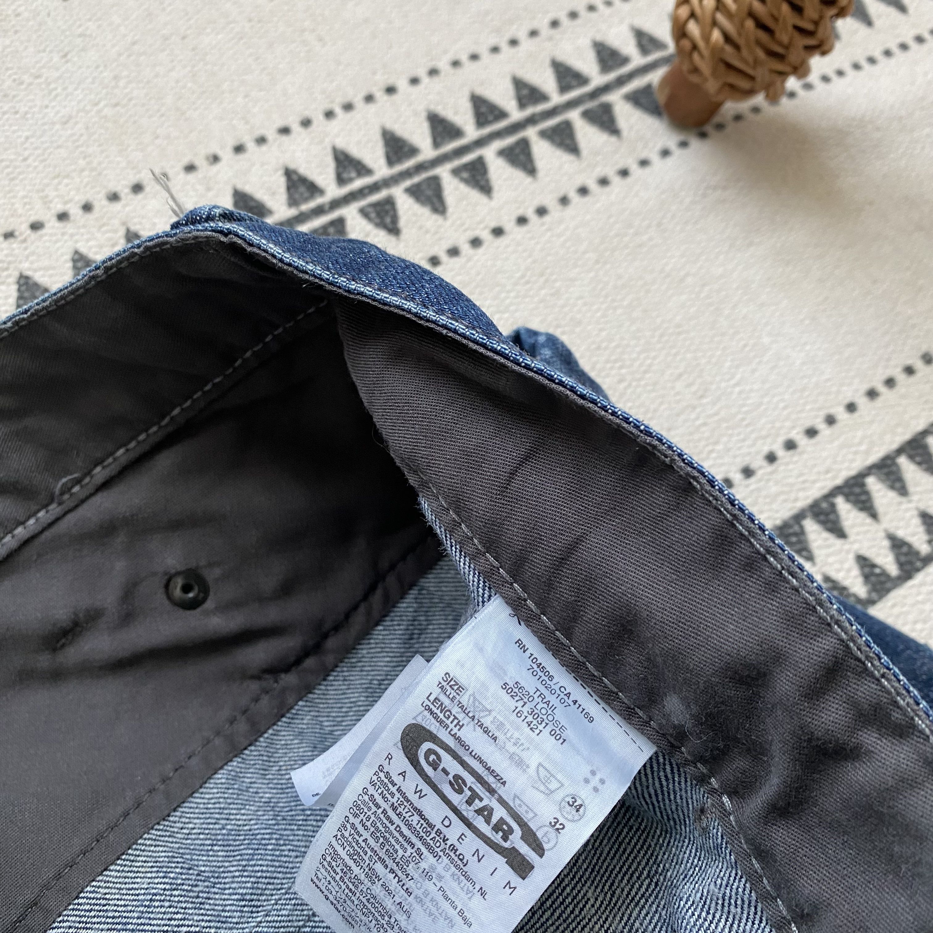 G-Star Vintage G-Star Elwood Loose Denim Pants Heavy jeans Size US 32 / EU 48 - 8 Thumbnail