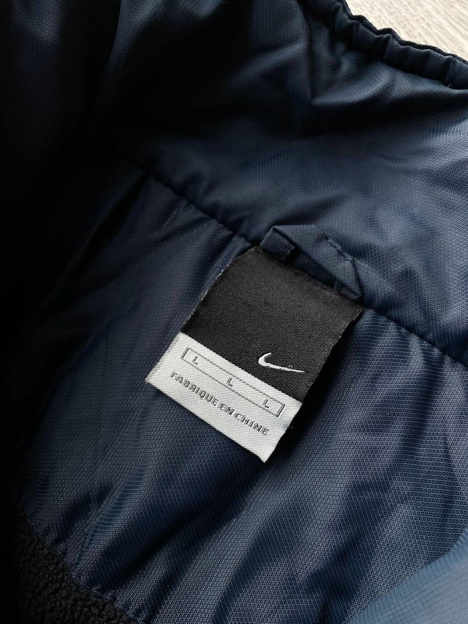 Nike × Vintage Vintage Nike Swoosh Winter Down Jacket L Y2K Size US L / EU 52-54 / 3 - 3 Thumbnail