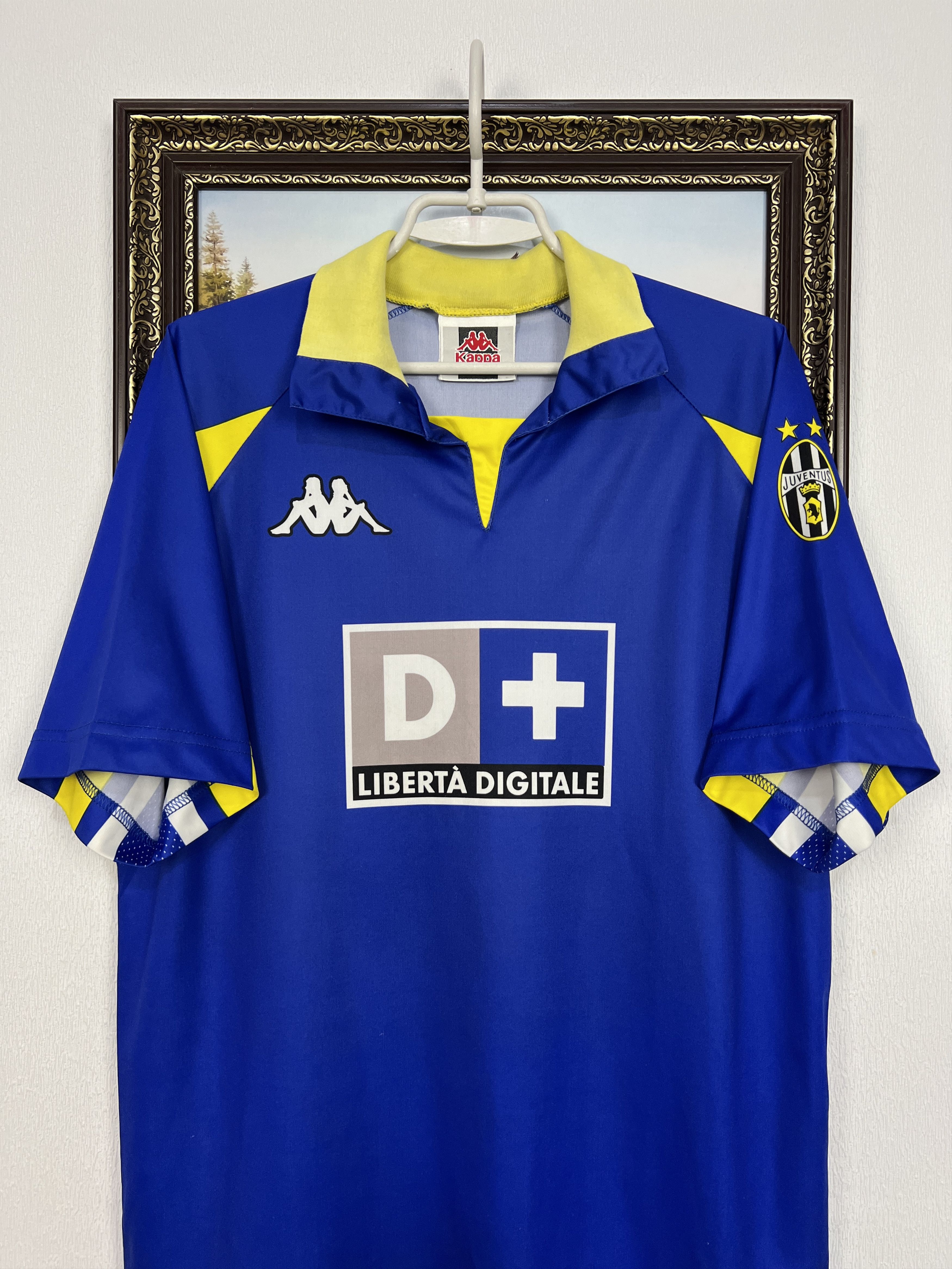 Kappa Juventus Third football shirt 1998 Soccer Kappa Blue Maglia Size US L / EU 52-54 / 3 - 2 Thumbnail