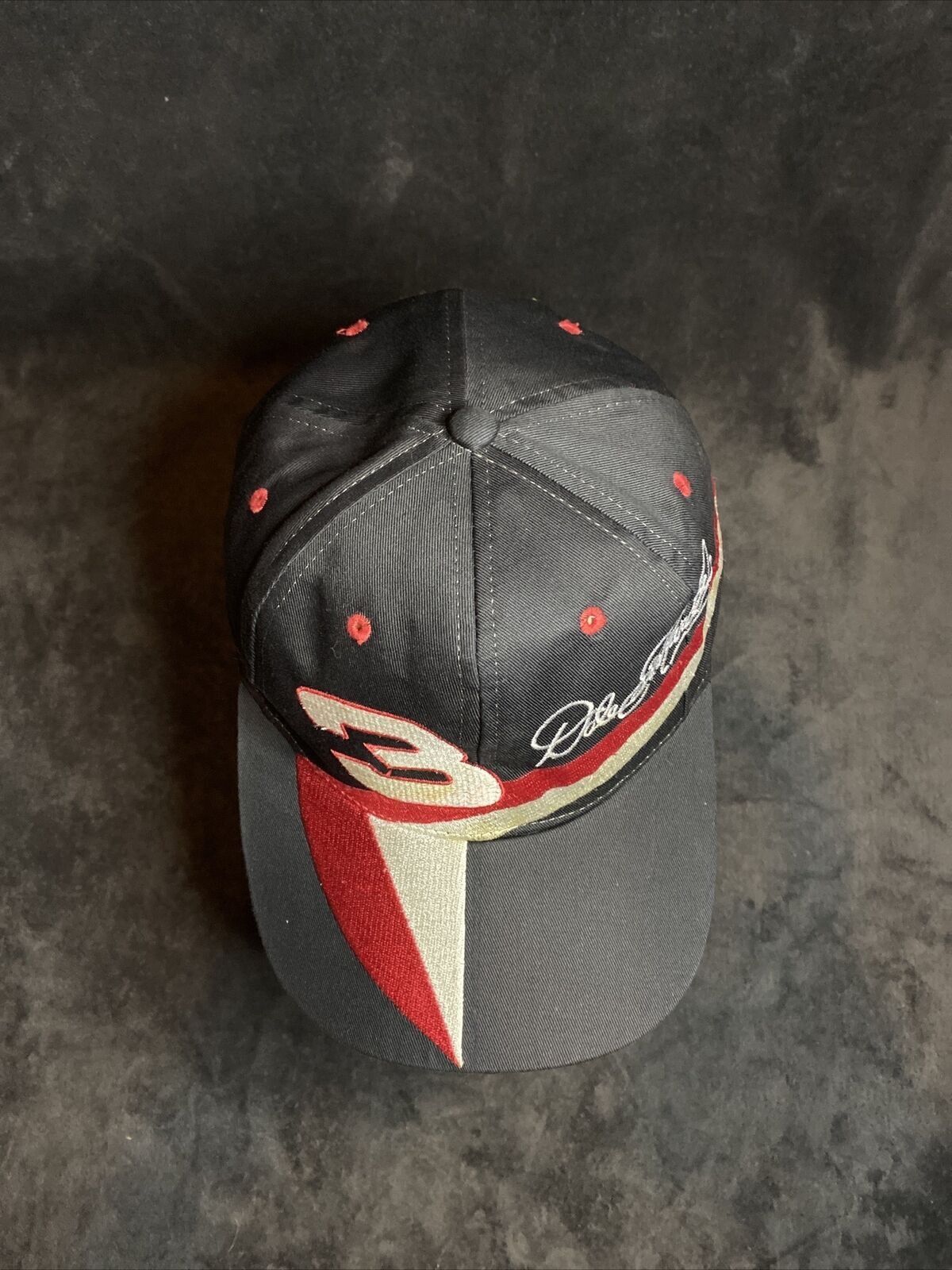 NASCAR Vintage 90s Dale Earnhardt Sr 3 Geometric Hat CSA Brand Size ONE SIZE - 3 Thumbnail