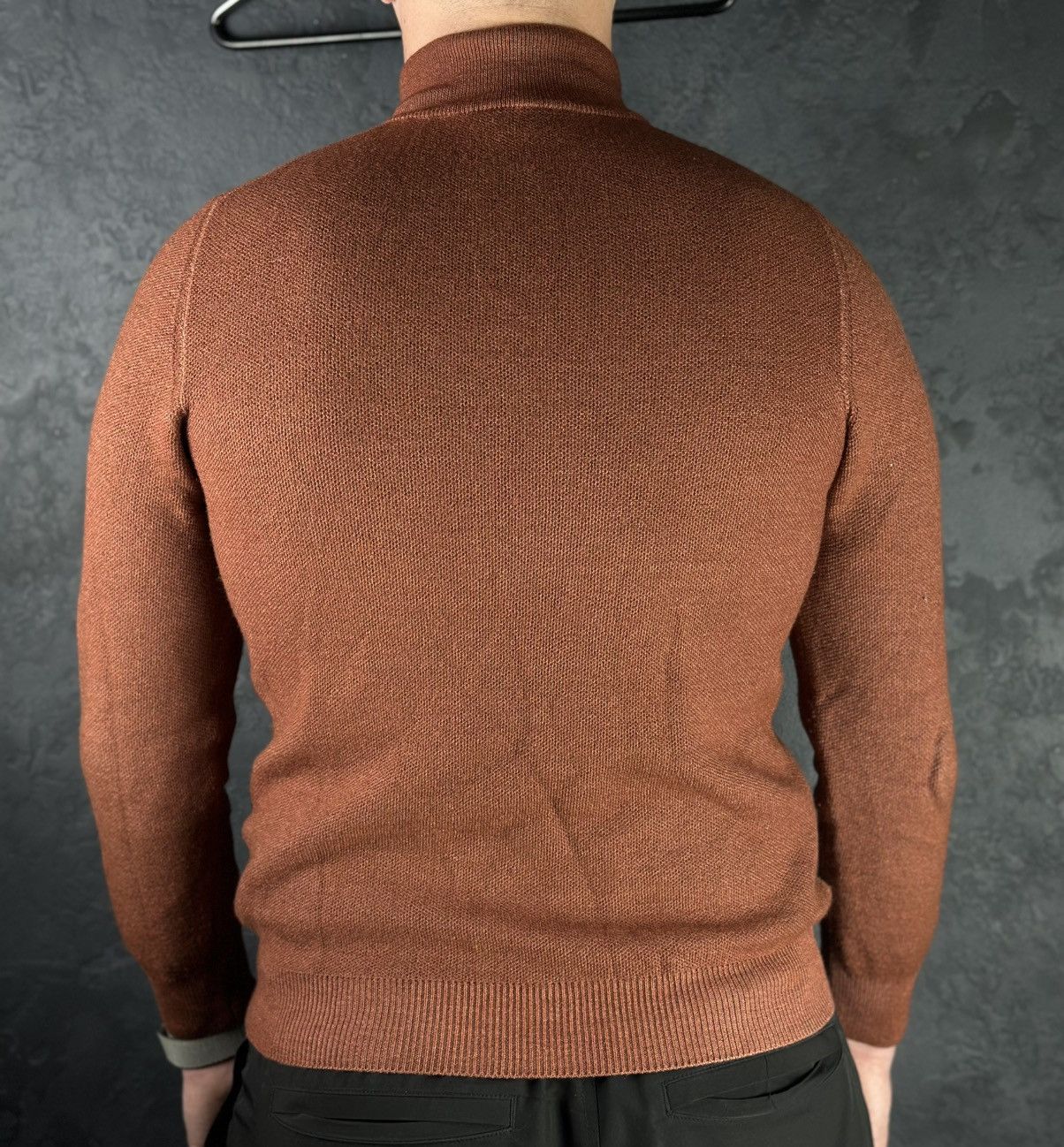 Gran Sasso Vintage Gran Sasso Lana Wool 1/4 Zip Pullover Men's Sweater Size US L / EU 52-54 / 3 - 3 Thumbnail