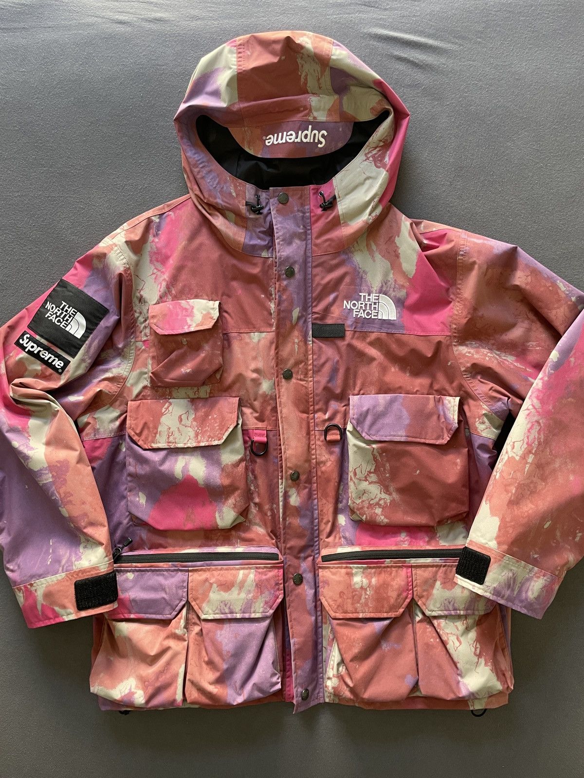 Supreme The North Face Cargo Jacket Mサイズ North face X Supreme Pink Cargo Jacket Size M | eBay