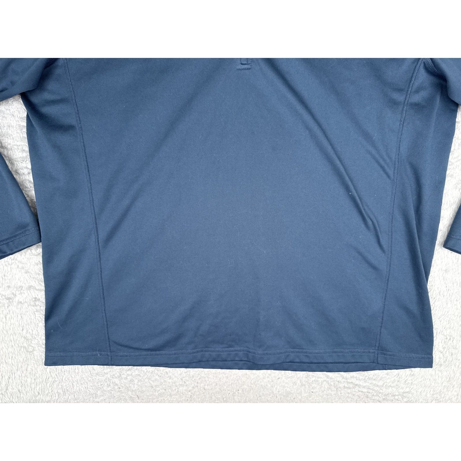 The North Face The North Face Sweatshirt Men 3XL Blue 1/4 Zip Mock Neck Logo Pullover Polyester Sweatshirt Size US XXL / EU 58 / 5 - 5 Thumbnail