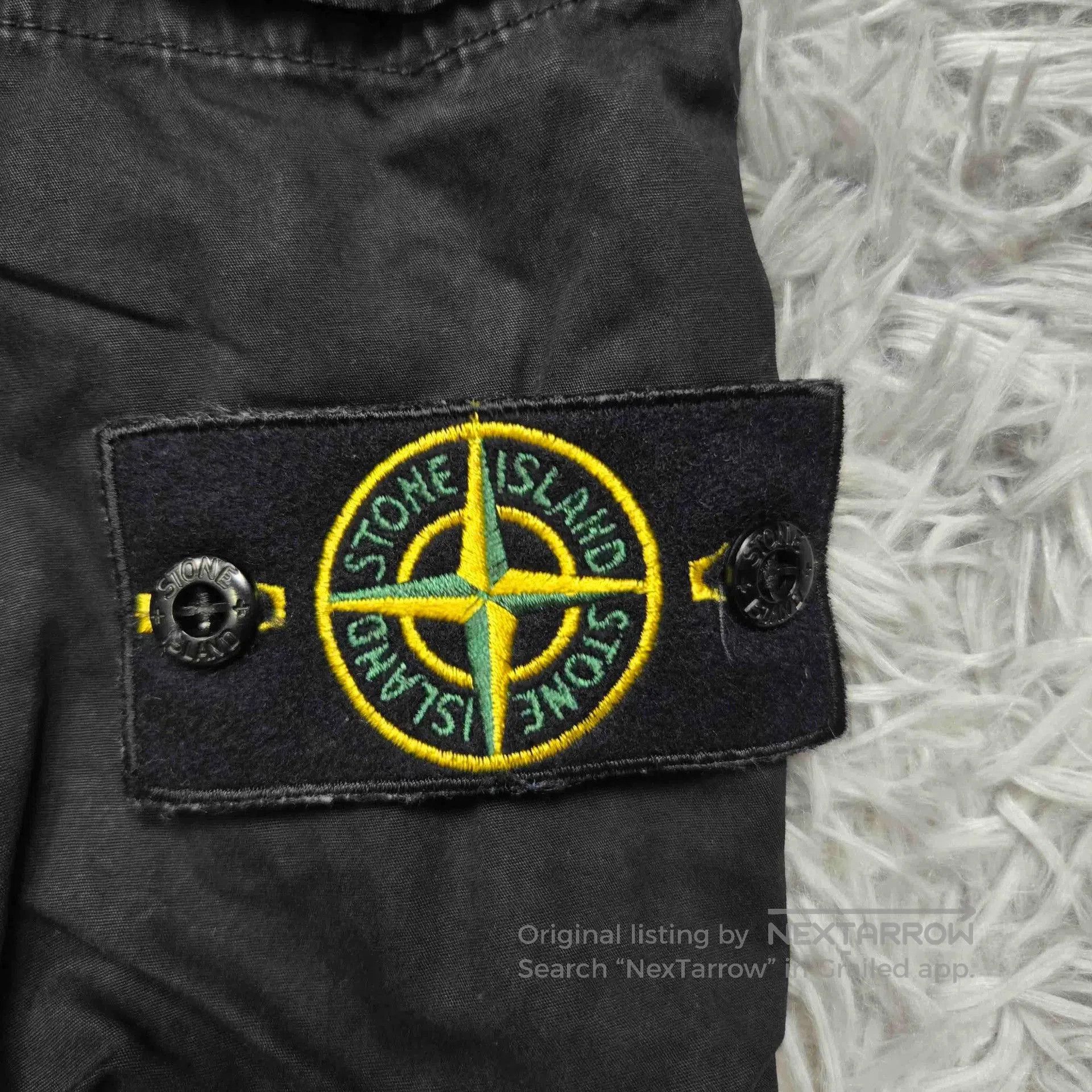 Stone Island stone island black cargo long pants W30. Size US 30 / EU 46 - 3 Thumbnail