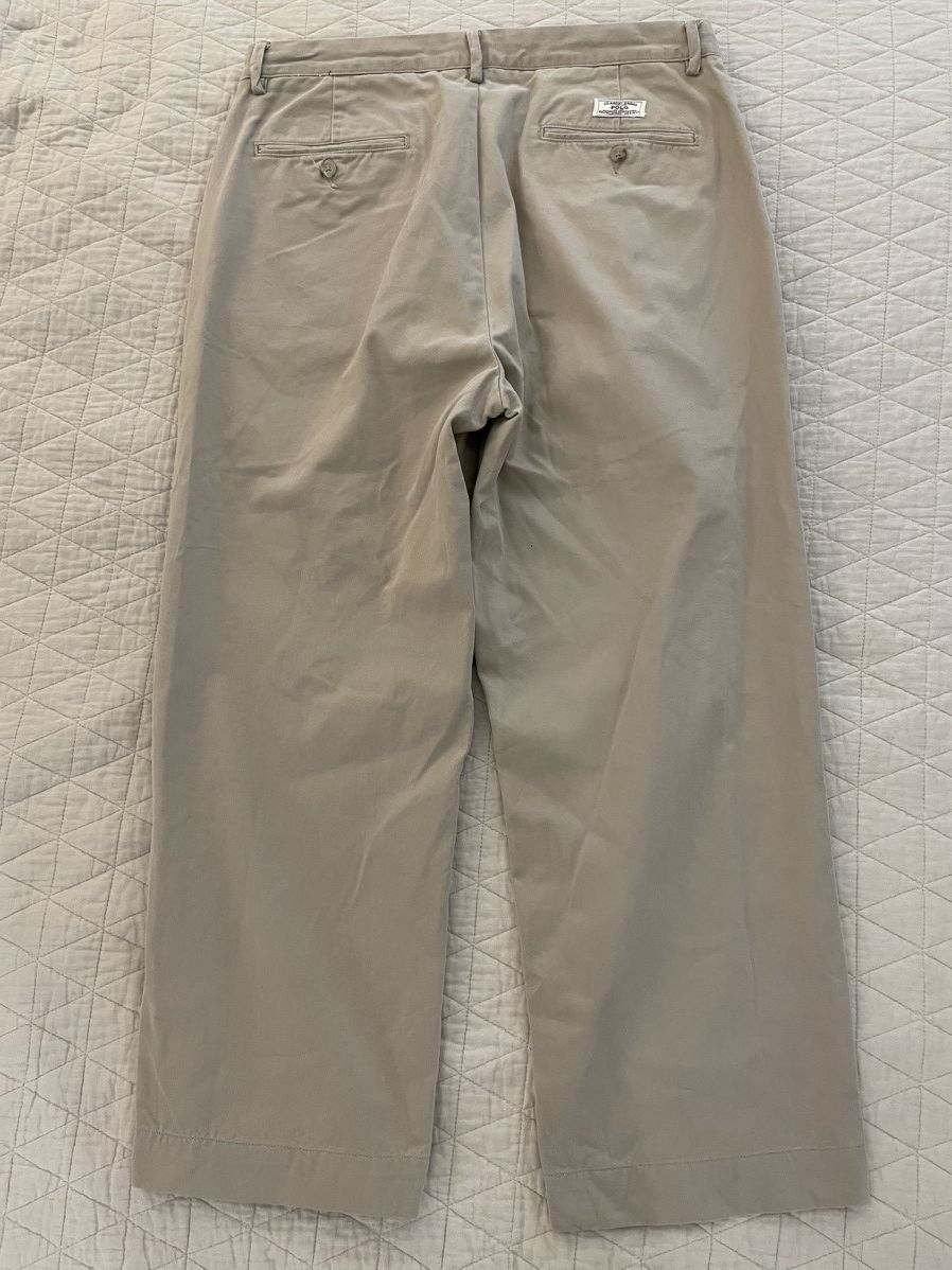 Polo Ralph Lauren × Vintage Vintage Substantial Weight Khakis Size US 33 - 7 Thumbnail