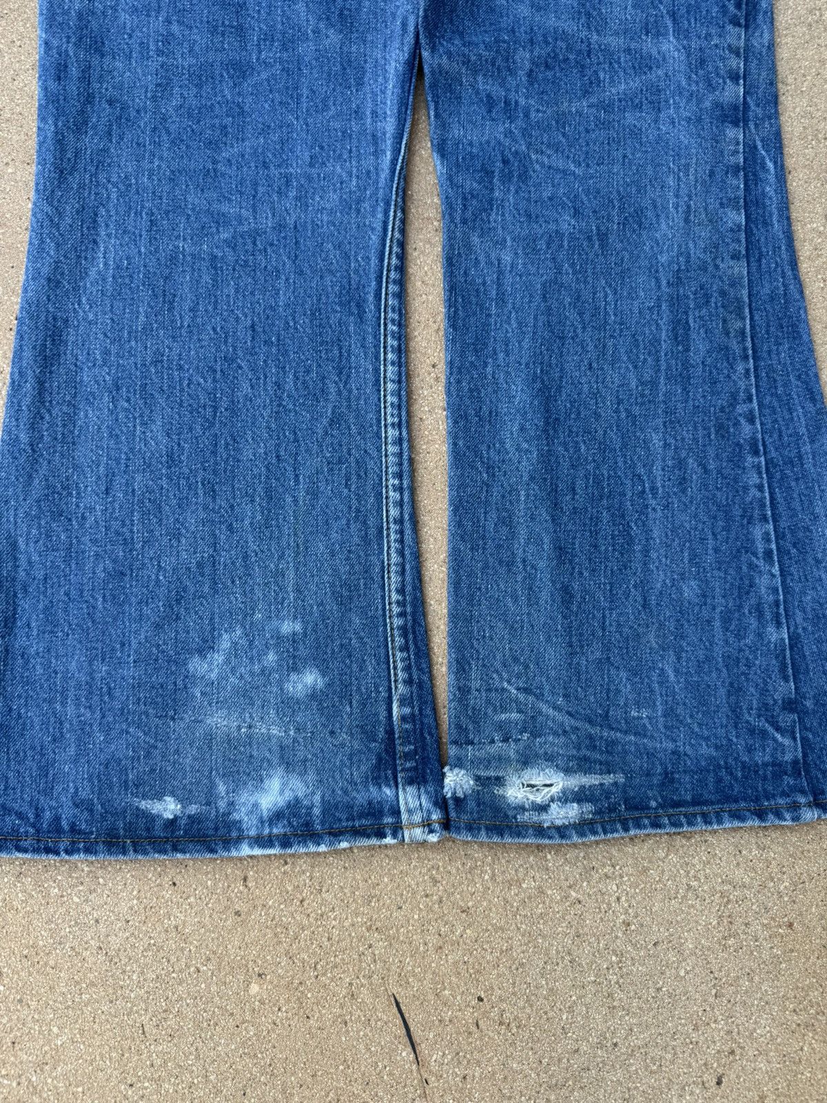Levi's Vtg 70’s Levi’s 646 Orange Tab Bellbottom Flare Jeans 33x28 Size US 33 - 7 Thumbnail