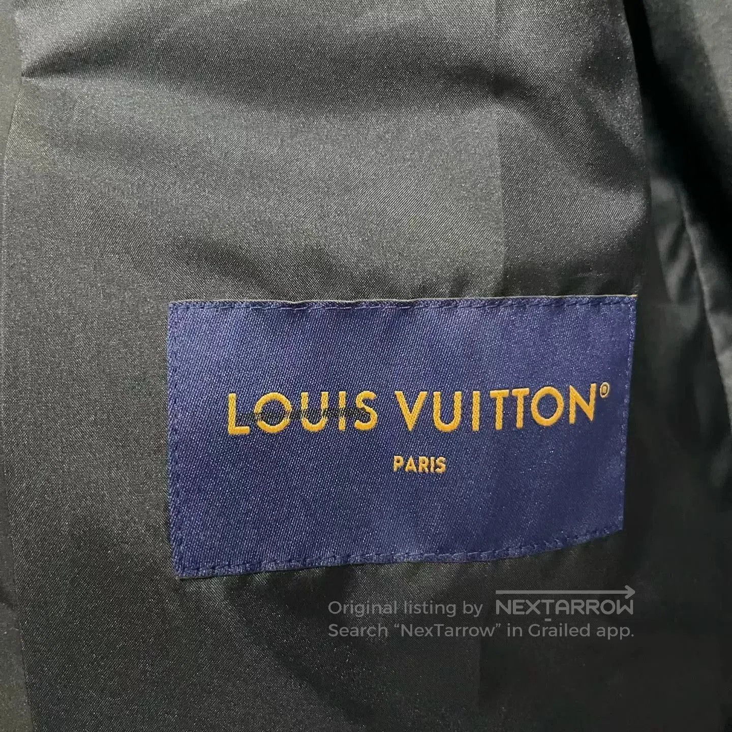 Louis Vuitton Louis Vuitton Black Logo Print Hooded Jacket. Size US L / EU 52-54 / 3 - 2 Thumbnail