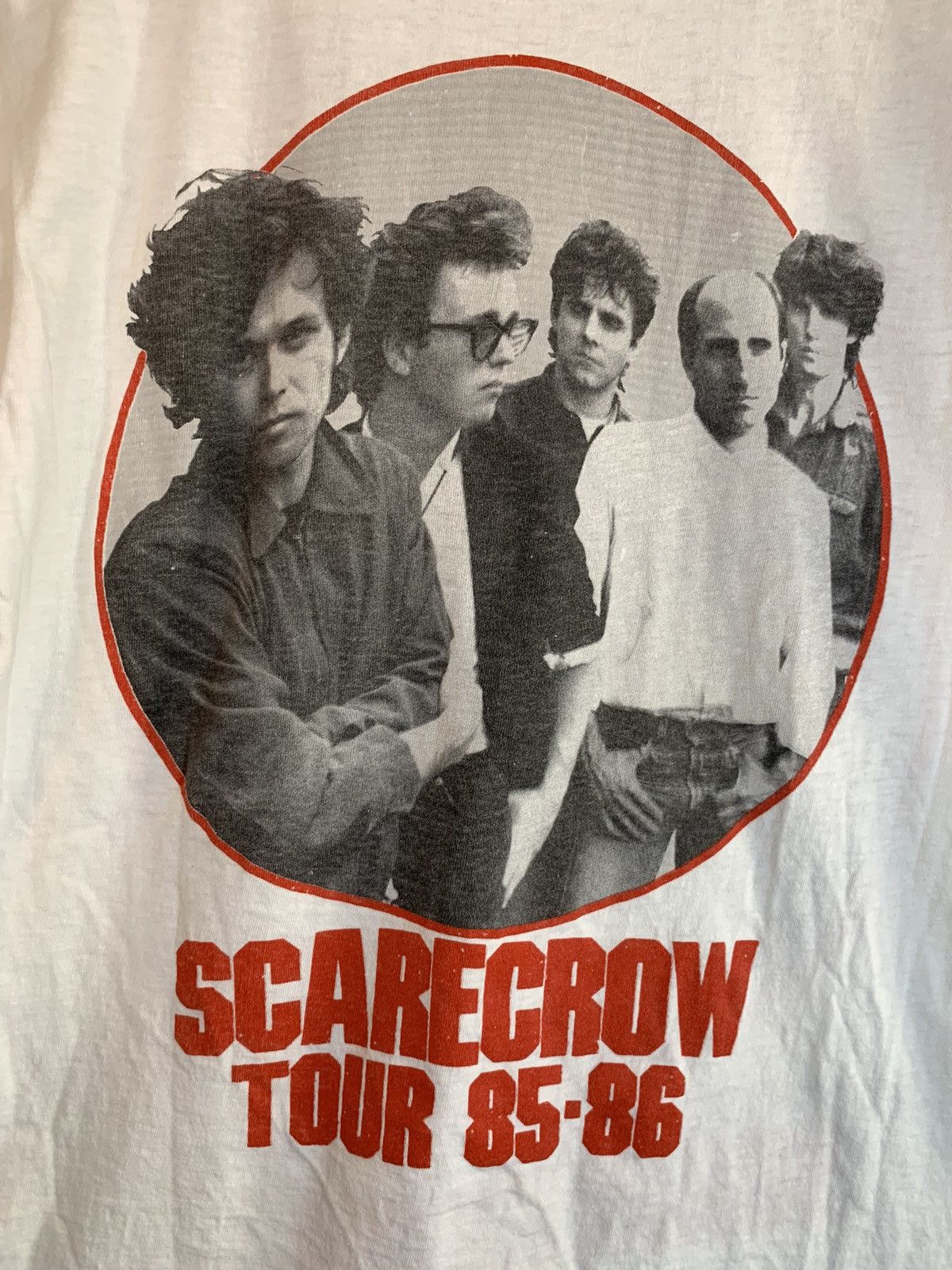 Band Tees × Vintage *RARE* Vintage 1985 John Cougar Mellencamp Scarecrow T-Shirt Size US M / EU 48-50 / 2 - 4 Thumbnail