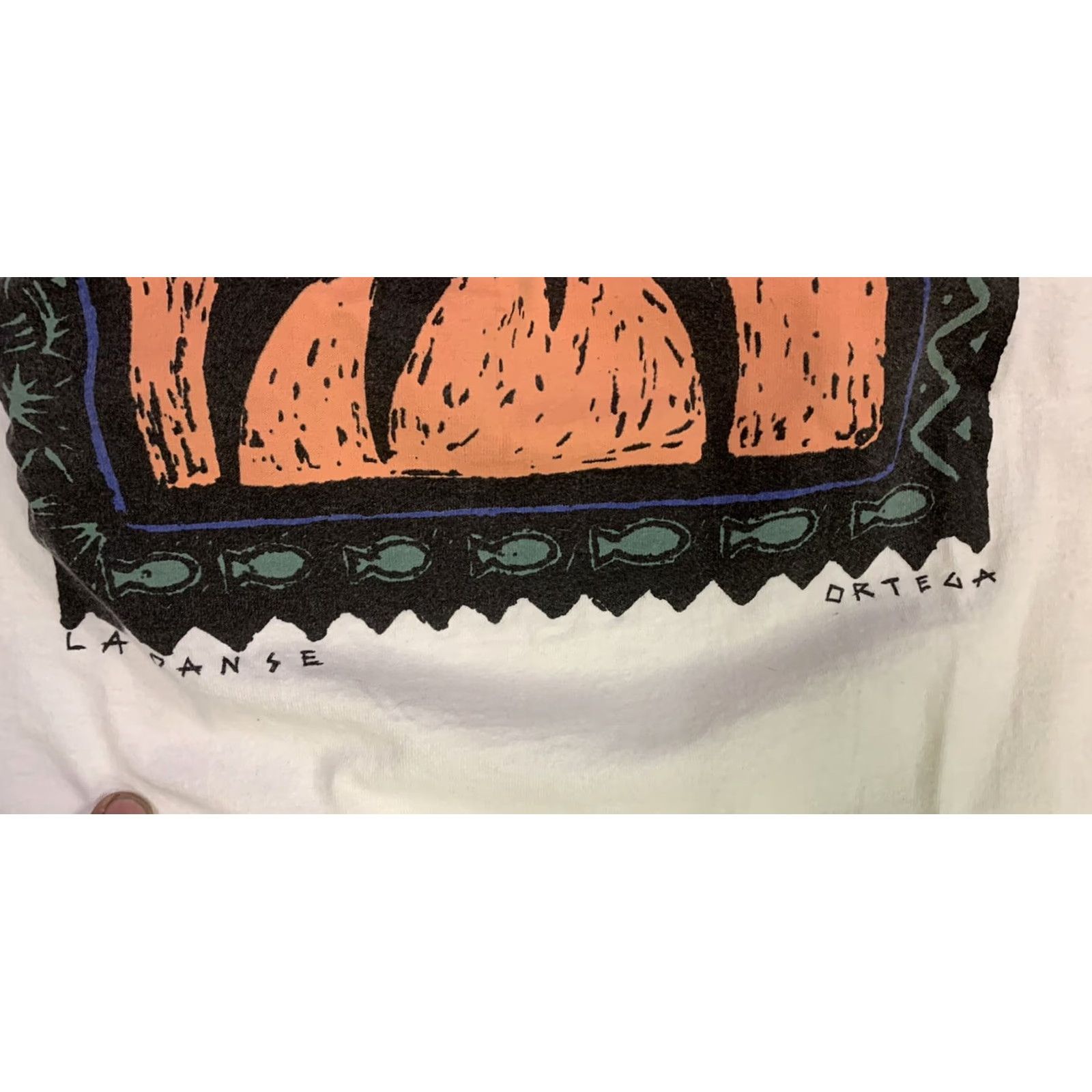 Vintage Gango Art Gallery La Danse Ortega Mens Extra Large XL Shirt Size US XL / EU 56 / 4 - 3 Thumbnail