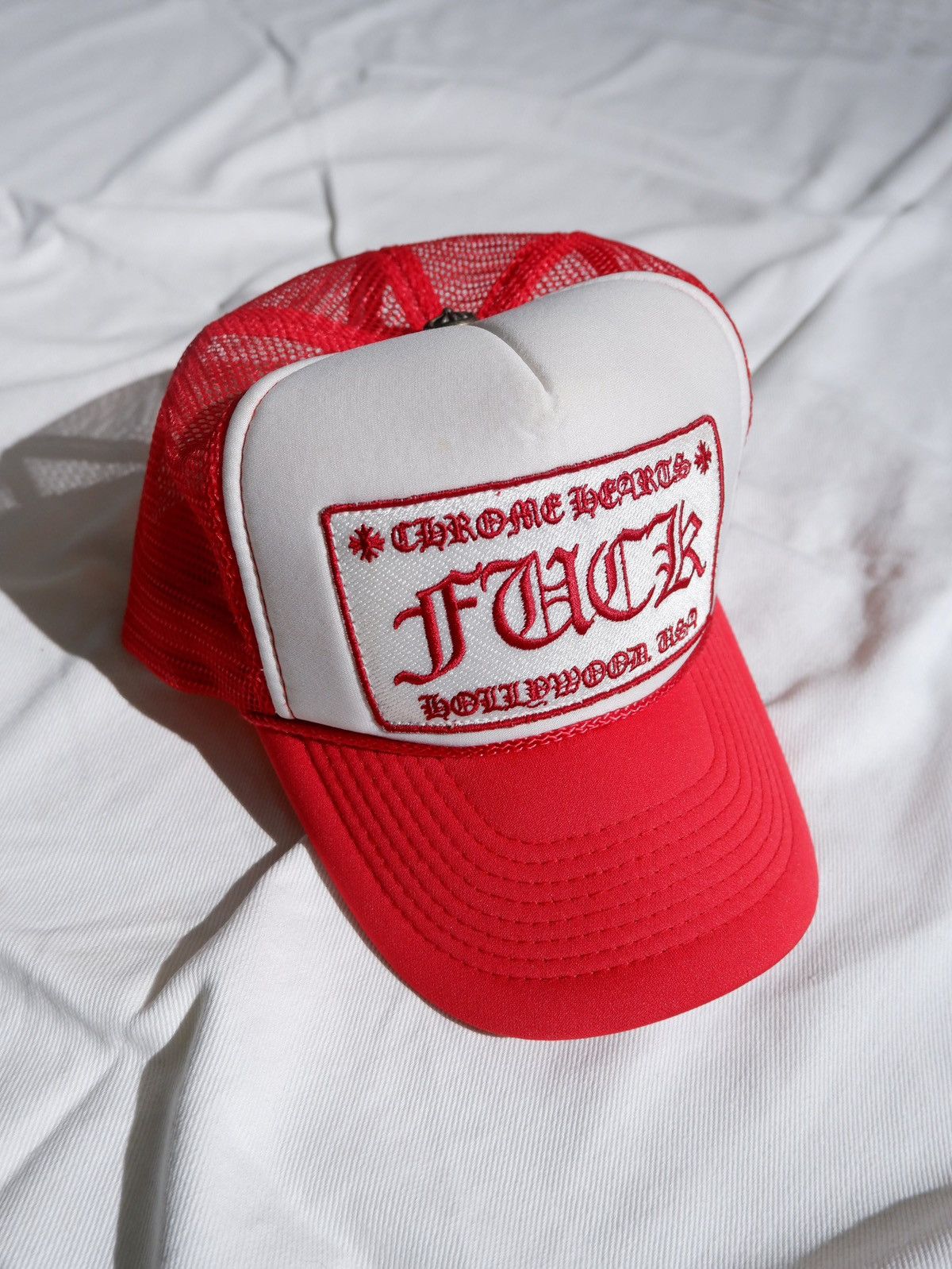 Chrome Hearts Vintage 90s Chrome Hearts F*CK Trucker Hat Size ONE SIZE - 1 Thumbnail