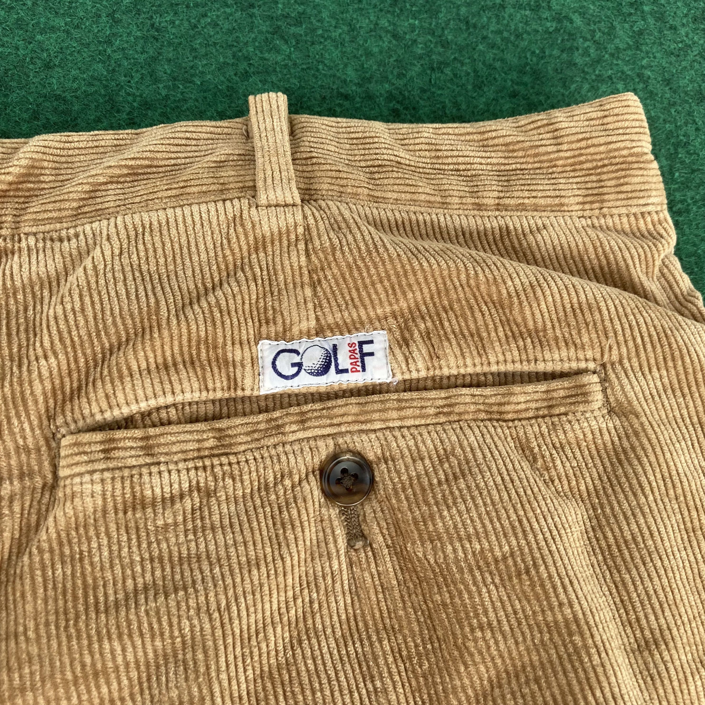 Beauty Beast × Japanese Brand × Mademoiselle Non Non Vtg Papas Golf Papas Pant Trouser Baggy Corduroy Jeans Size US 36 / EU 52 - 9 Thumbnail