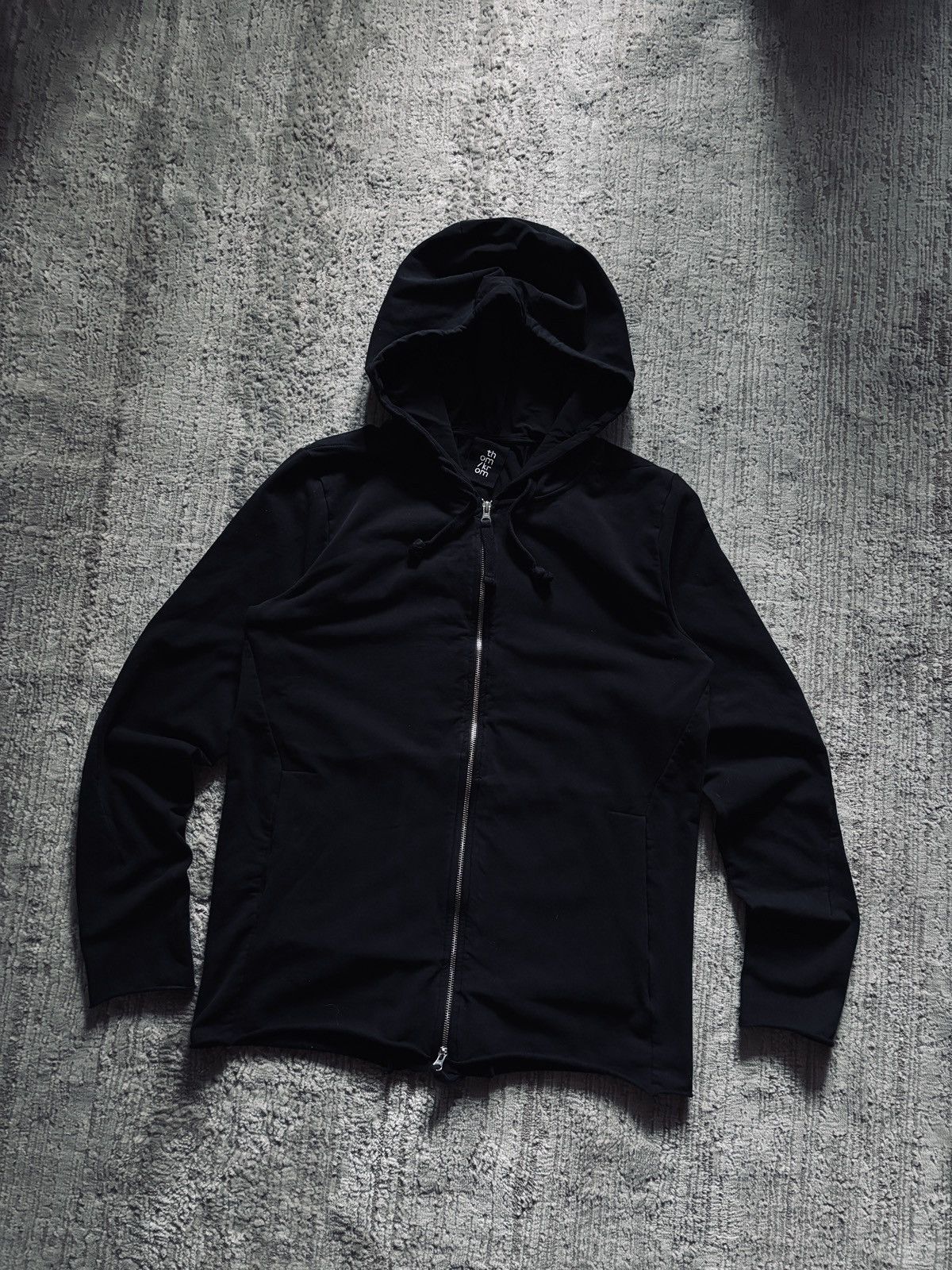 Thom Krom Thom Krom Asymemetric Avant-garde black zip up hoodie Size US L / EU 52-54 / 3 - 1 Thumbnail