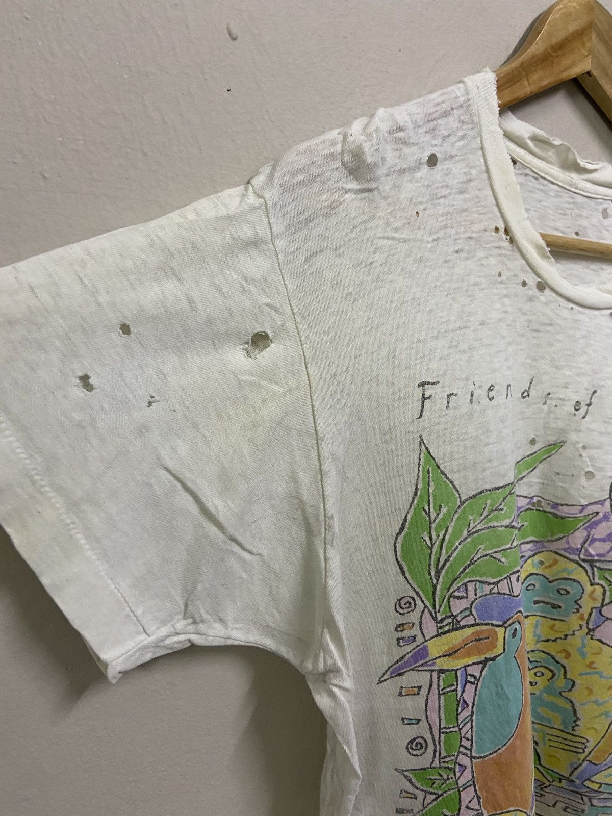 Band Tees × Vintage Crazy Distressed Paul McCartney 89/90 World Tour Size US L / EU 52-54 / 3 - 5 Thumbnail