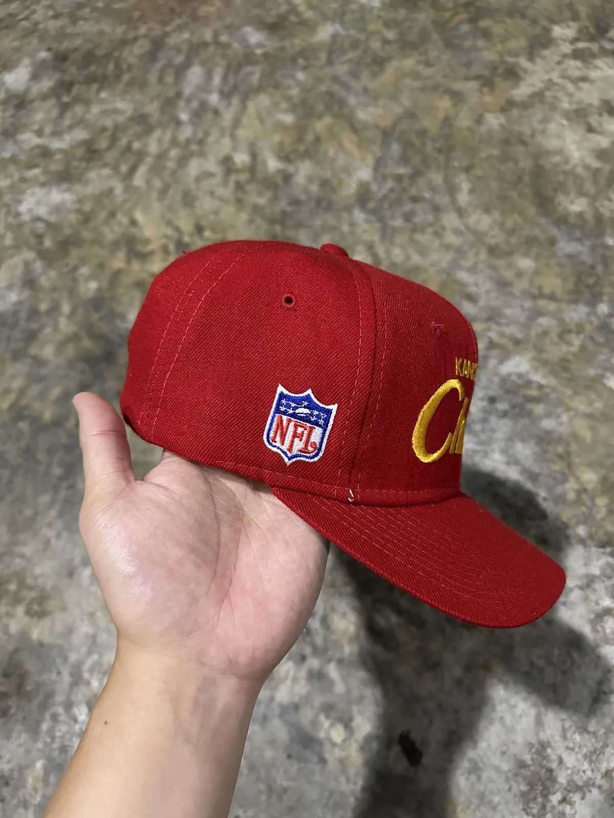 NFL × Sports Specialties × Vintage Vintage Kansas City Chiefs Script Sports Specialties Hat Size ONE SIZE - 3 Thumbnail