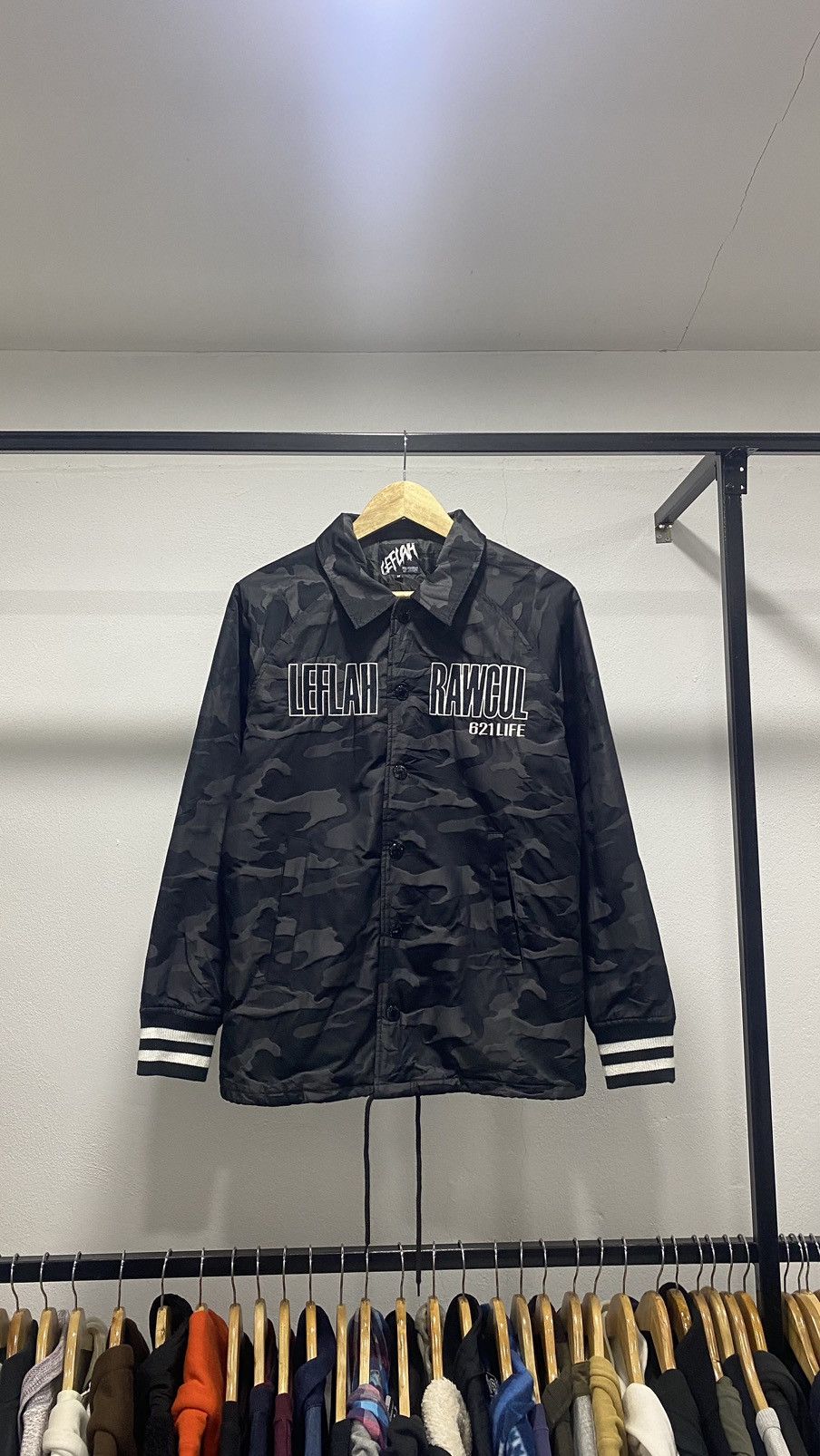 Japanese Brand Leflah 3D Camo Coach Jacket Size US S / EU 44-46 / 1 - 2 Thumbnail