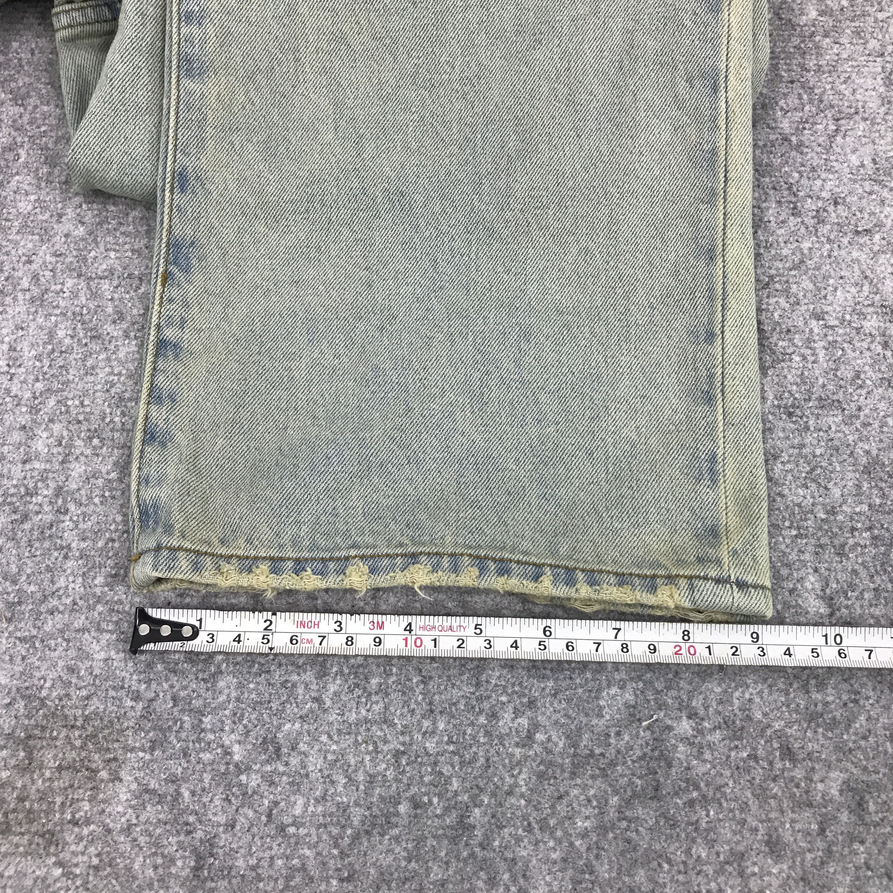 Japanese Brand Japan fashion style the standard distressed Baggy jean Size US 29 - 12 Thumbnail