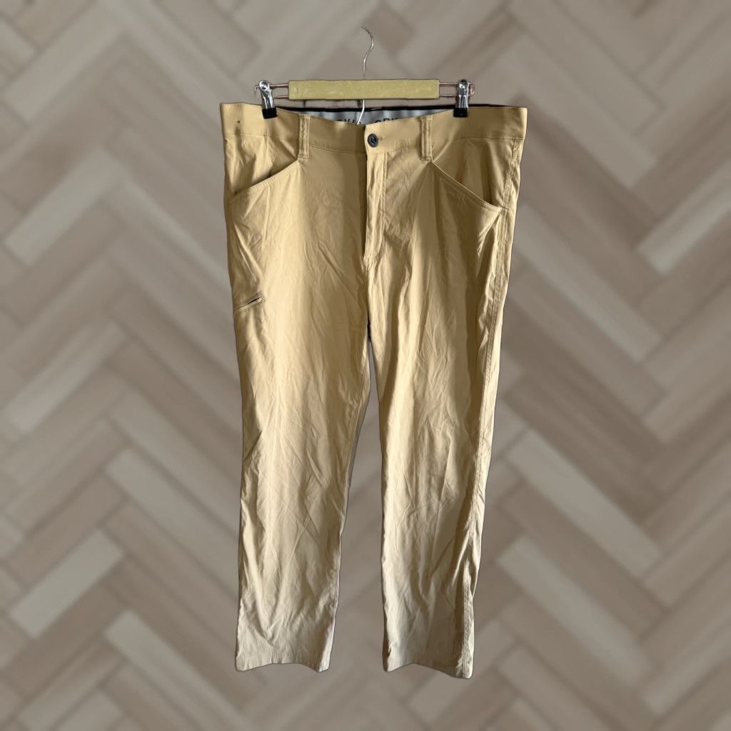Orvis Orvis Mens Khaki Chino Outdoor Hiking Pants 38 x 32 Beige Chino Pants Mens 38 Inseam 32 Regular Fatigue Gear (no extra words) Size US 38 / EU 54 - 1 Thumbnail