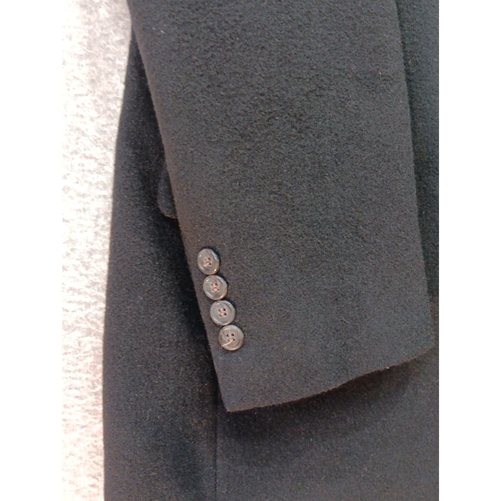 Bill Blass VINTAGE Bill Blass Black Label Blazer Sport Jacket 44R Black 100% Camel Hair USA Size 44R - 5 Thumbnail