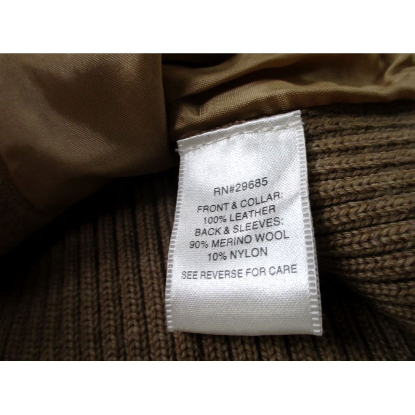 Pendleton Pendleton Jacket Womens L Beige Leather Wool Sweater Stretch Outdoors Classic Size L / US 10 / IT 46 - 7 Thumbnail