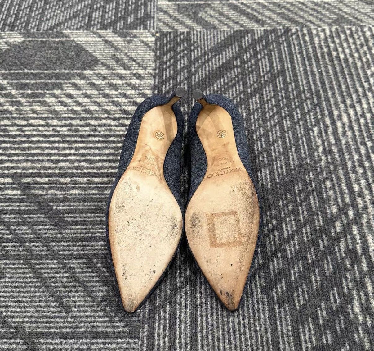 Jimmy Choo Jimmy Choo Denim High Heels J42 Size US 6.5 / IT 36.5 - 6 Thumbnail