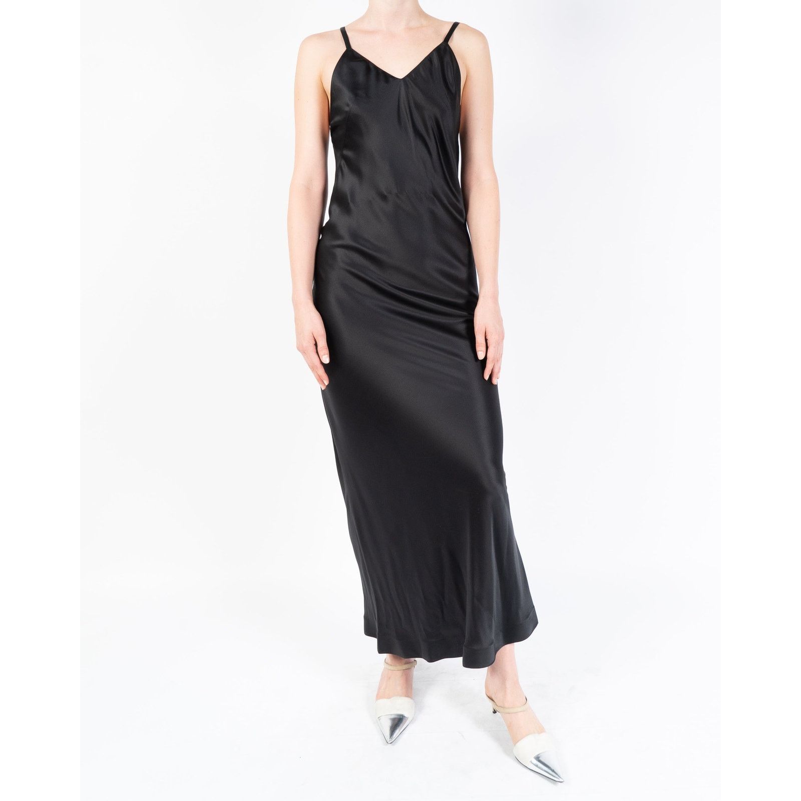 Haider Ackermann FW19 Dali Black Silk Dress Size S / US 4 / IT 40 - 2 Thumbnail