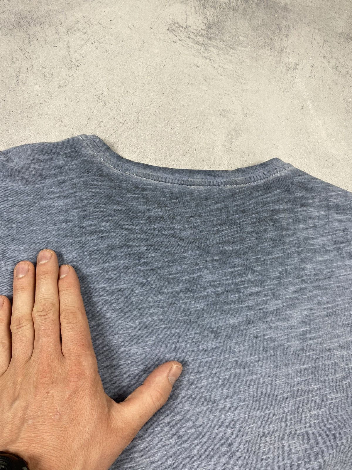 Napapijri Napapijri Big Logo Gorpcore Outdoor Washed Blue T Shirt Size US XL / EU 56 / 4 - 10 Thumbnail