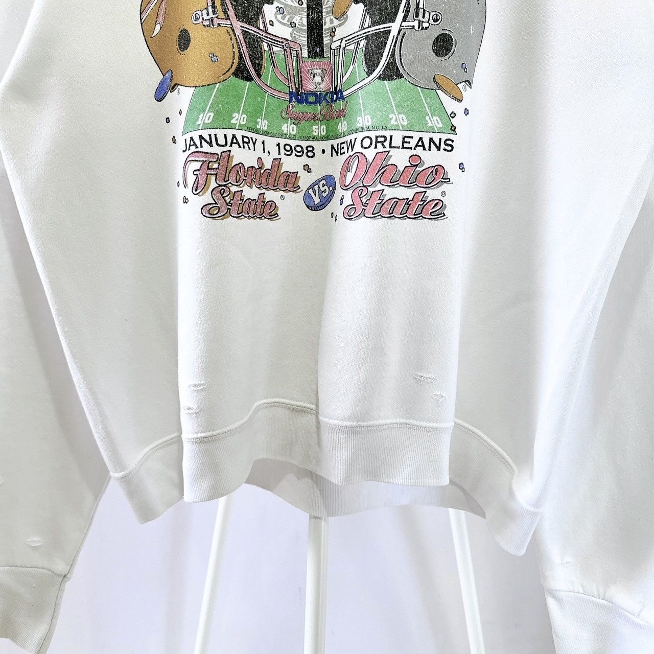 Fruit Of The Loom × Vintage 90s Florida Seminoles Vs Ohio State Badgers sweatshirt/ XL Size US XL / EU 56 / 4 - 4 Thumbnail