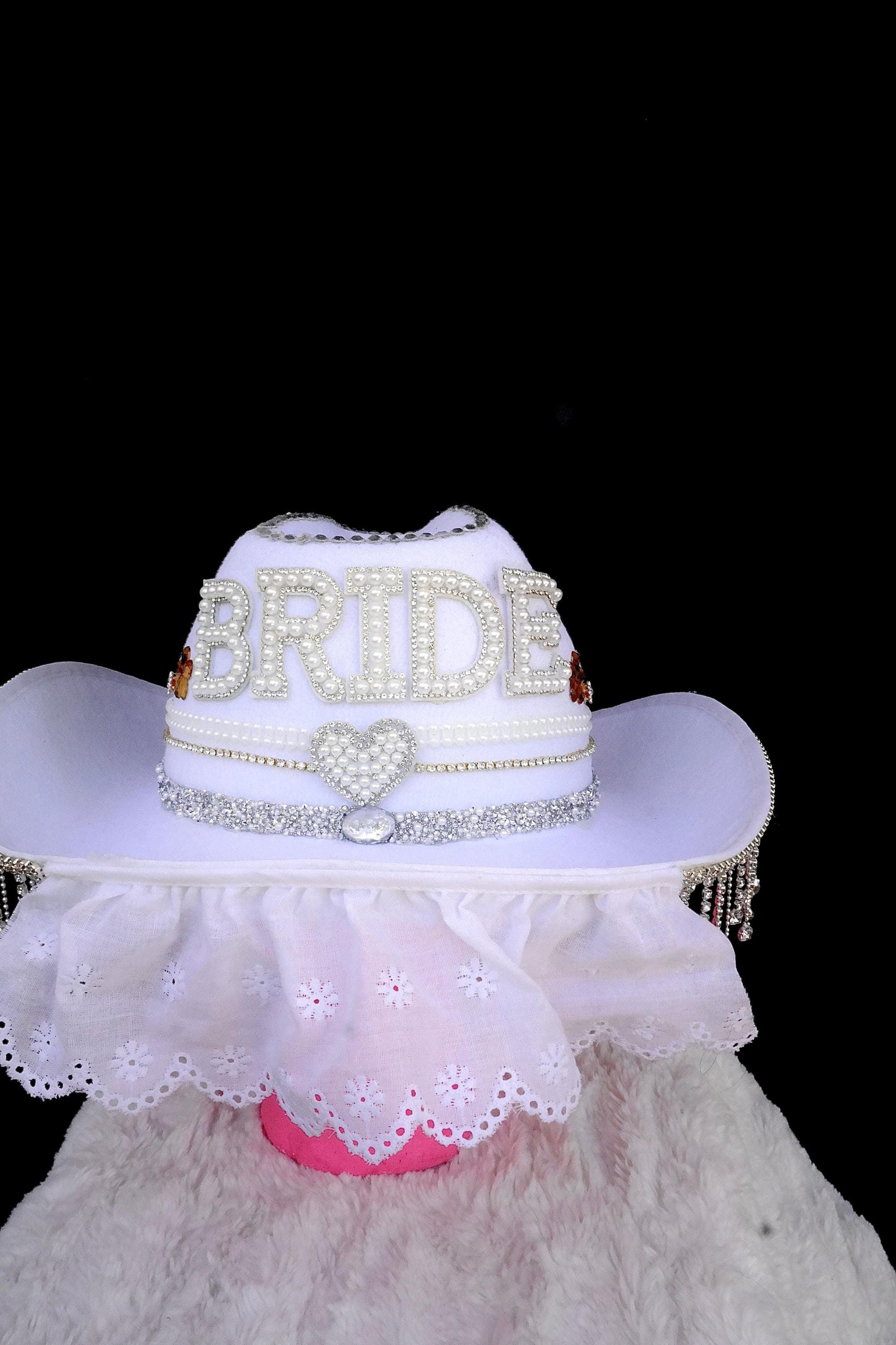 Handmade Spacey Bride Cowgirl Hat Size ONE SIZE - 2 Thumbnail