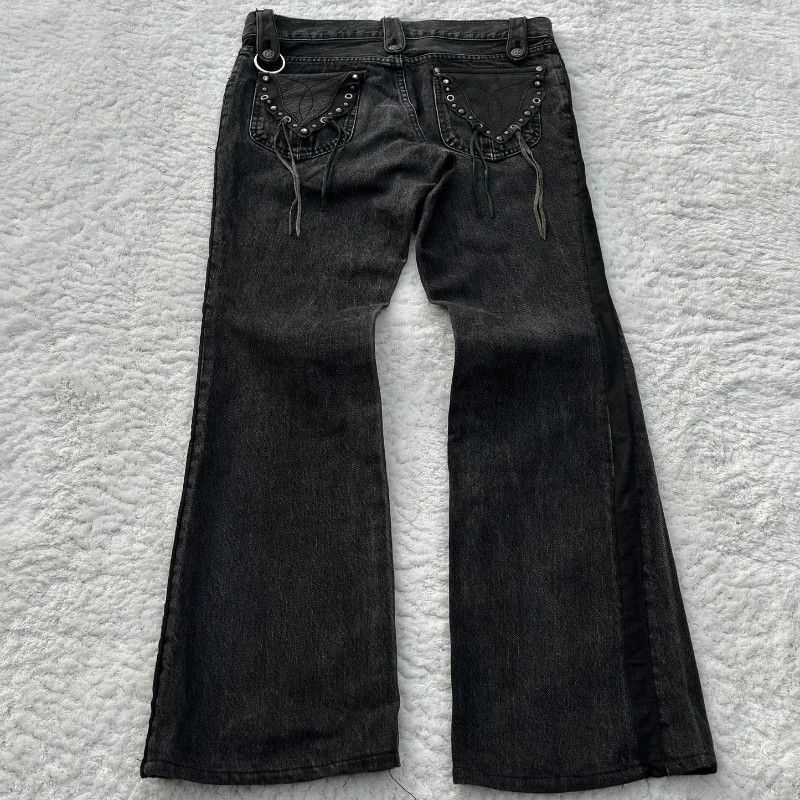 Vintage Y2K Black Denim Size US 32 / EU 48 - 2 Thumbnail