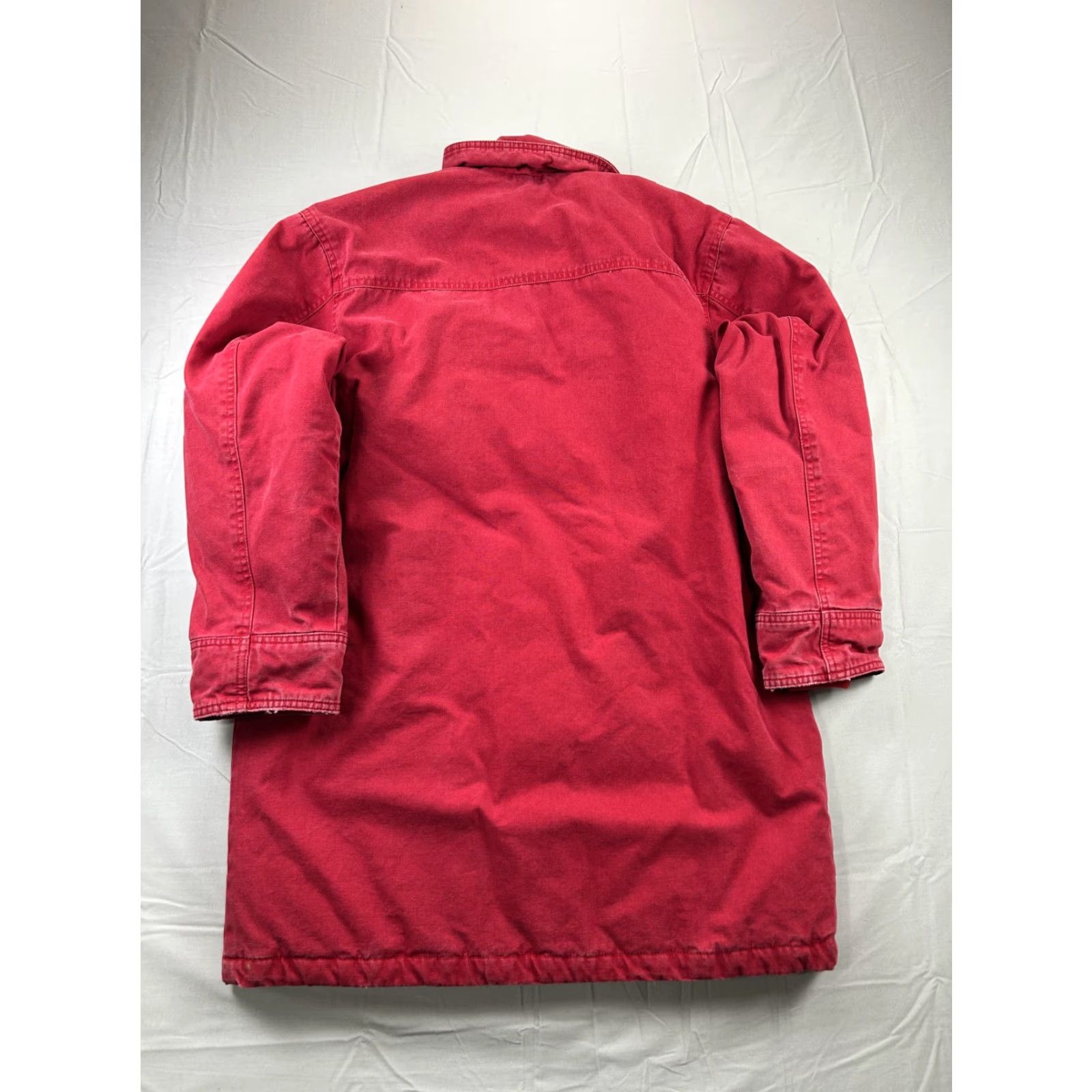 Eddie Bauer VINTAGE Eddie Bauer Coat Parka Women’s Medium Red Down Lined 90s Canvas Nylon Full Zip Pockets Collar Casual Travel Size M / US 6-8 / IT 42-44 - 5 Thumbnail