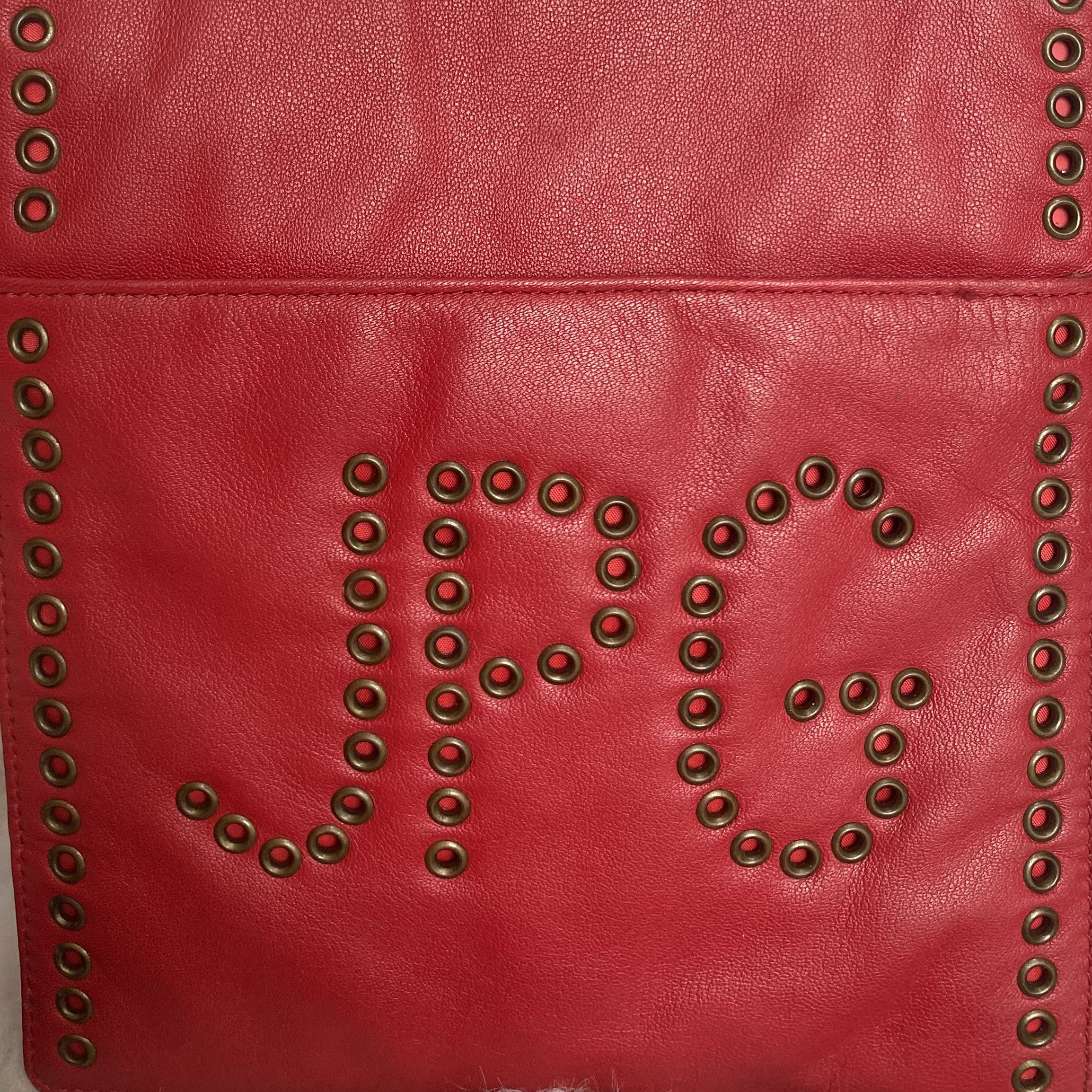 Jean Paul Gaultier × Vintage JPG Jean Paul Gaultier Logo Studded Leather Crossbody Bag Size ONE SIZE - 8 Thumbnail
