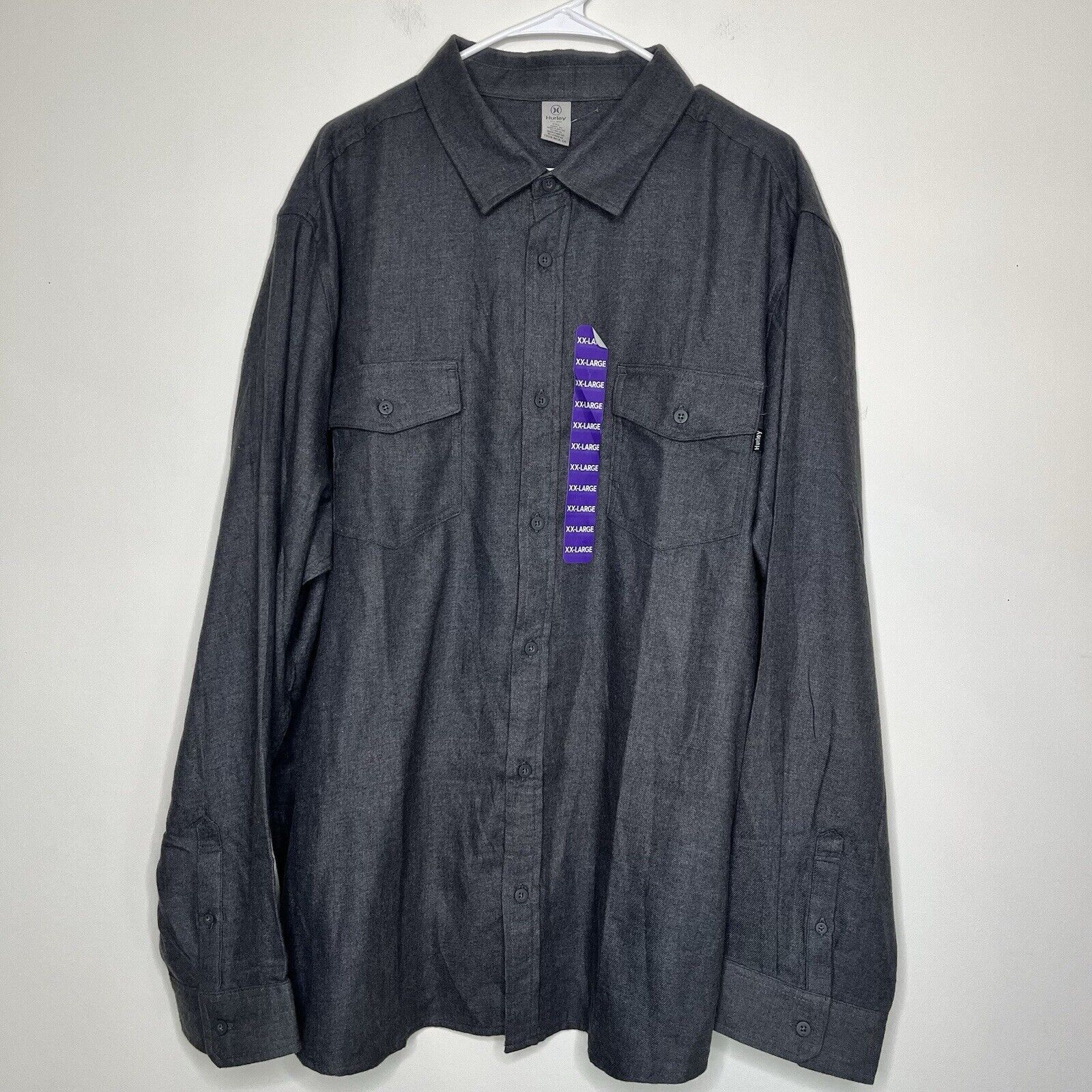 Hurley Hurley Ultra Soft Button Down Flannel Shirt Size US XXL / EU 58 / 5 - 2 Thumbnail