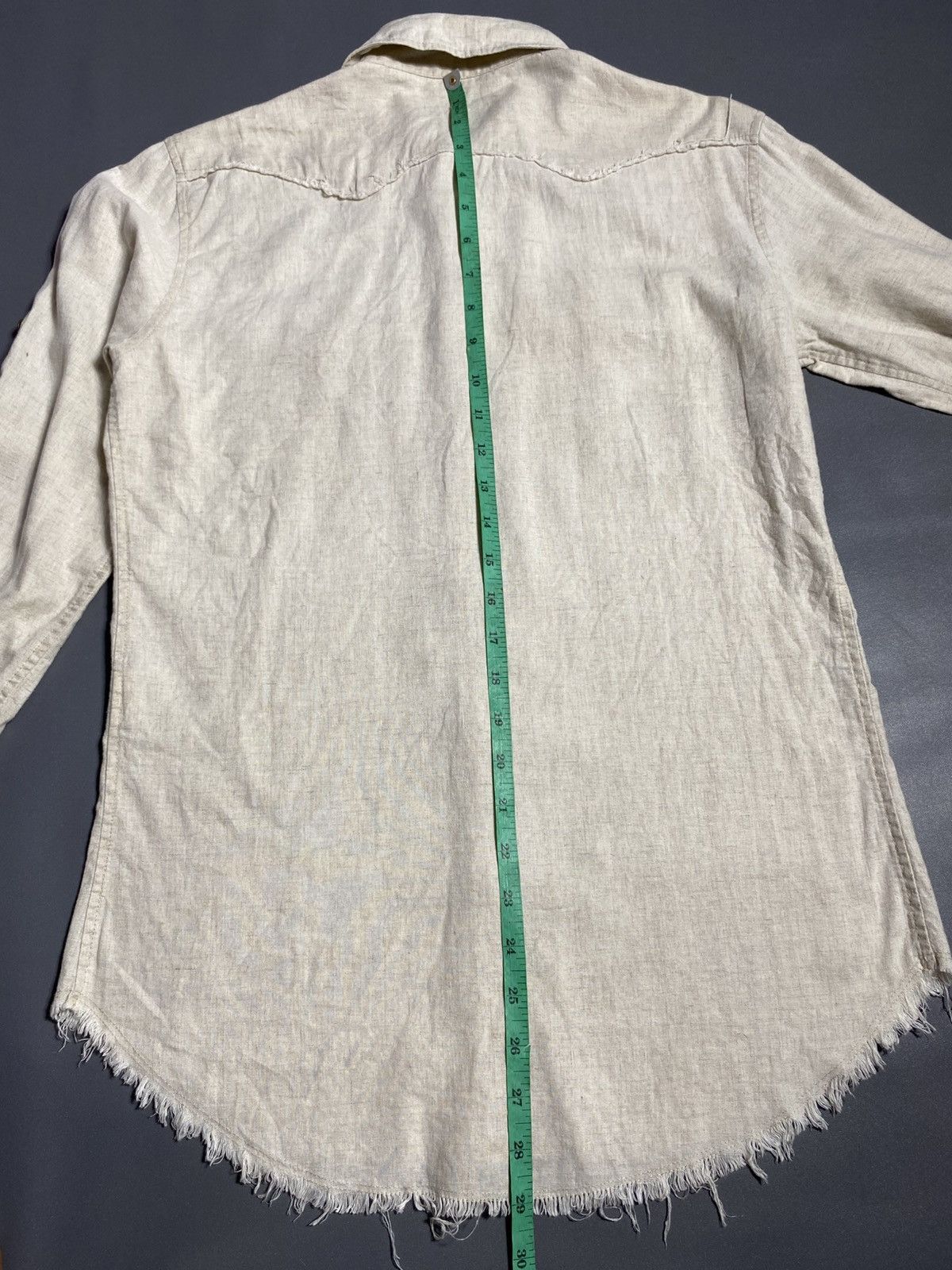 GOA GOA Distressed Button Up Western Shirt Size US M / EU 48-50 / 2 - 12 Thumbnail