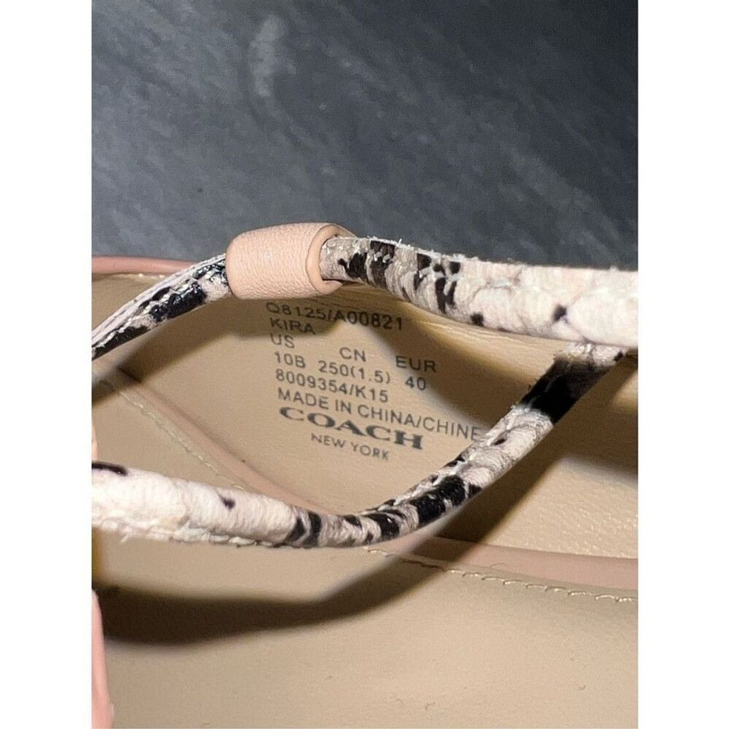 Coach Coach Nude Neutral KIRA High Heel Lace Up Women’s 10 Size US 10 / IT 40 - 7 Thumbnail