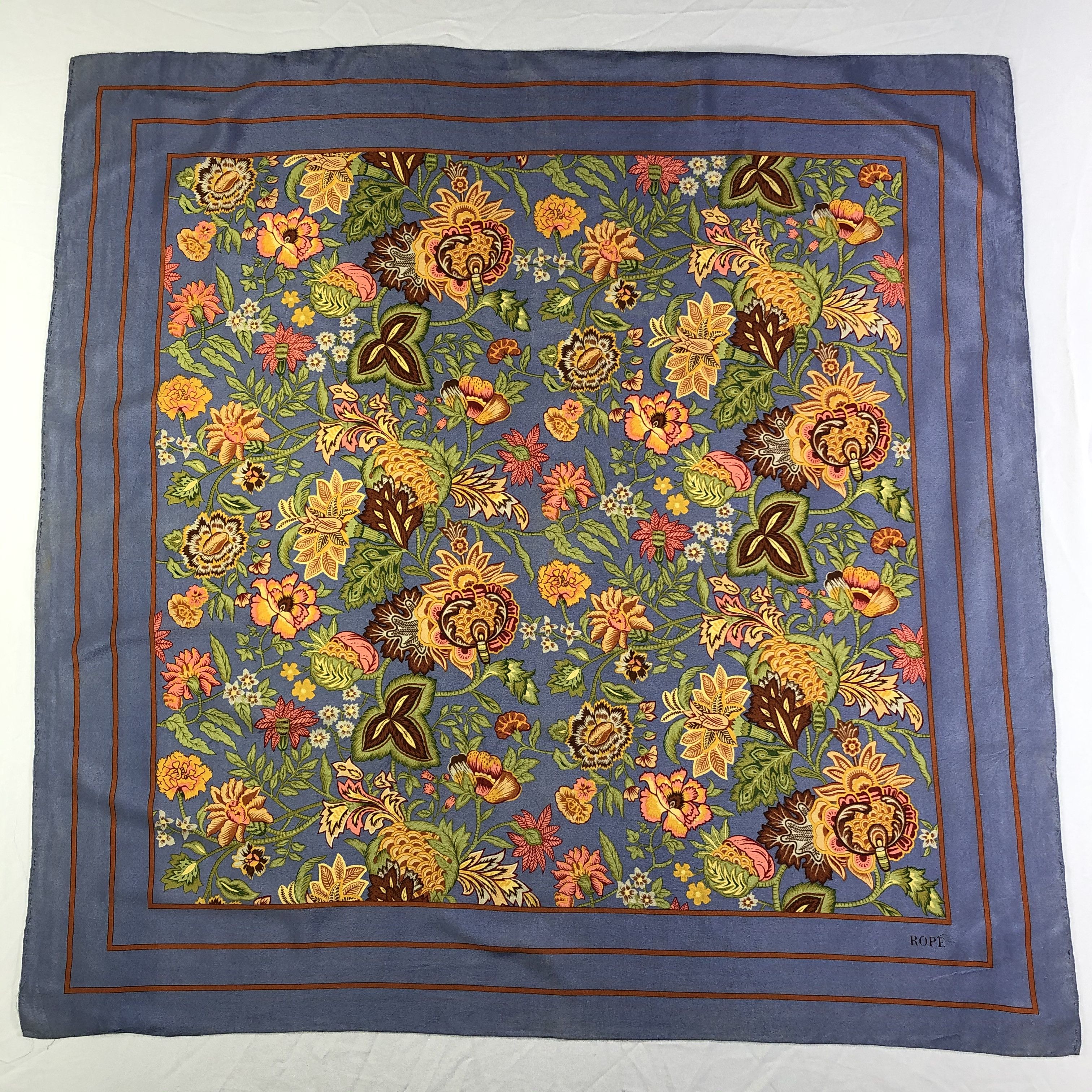 Vintage Vintage Rope Silk Scarf Size ONE SIZE - 2 Thumbnail