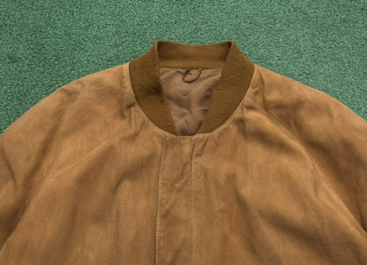 Burberry Burberrys Leather Brown Jacket Vintage 90s Size US XL / EU 56 / 4 - 4 Thumbnail