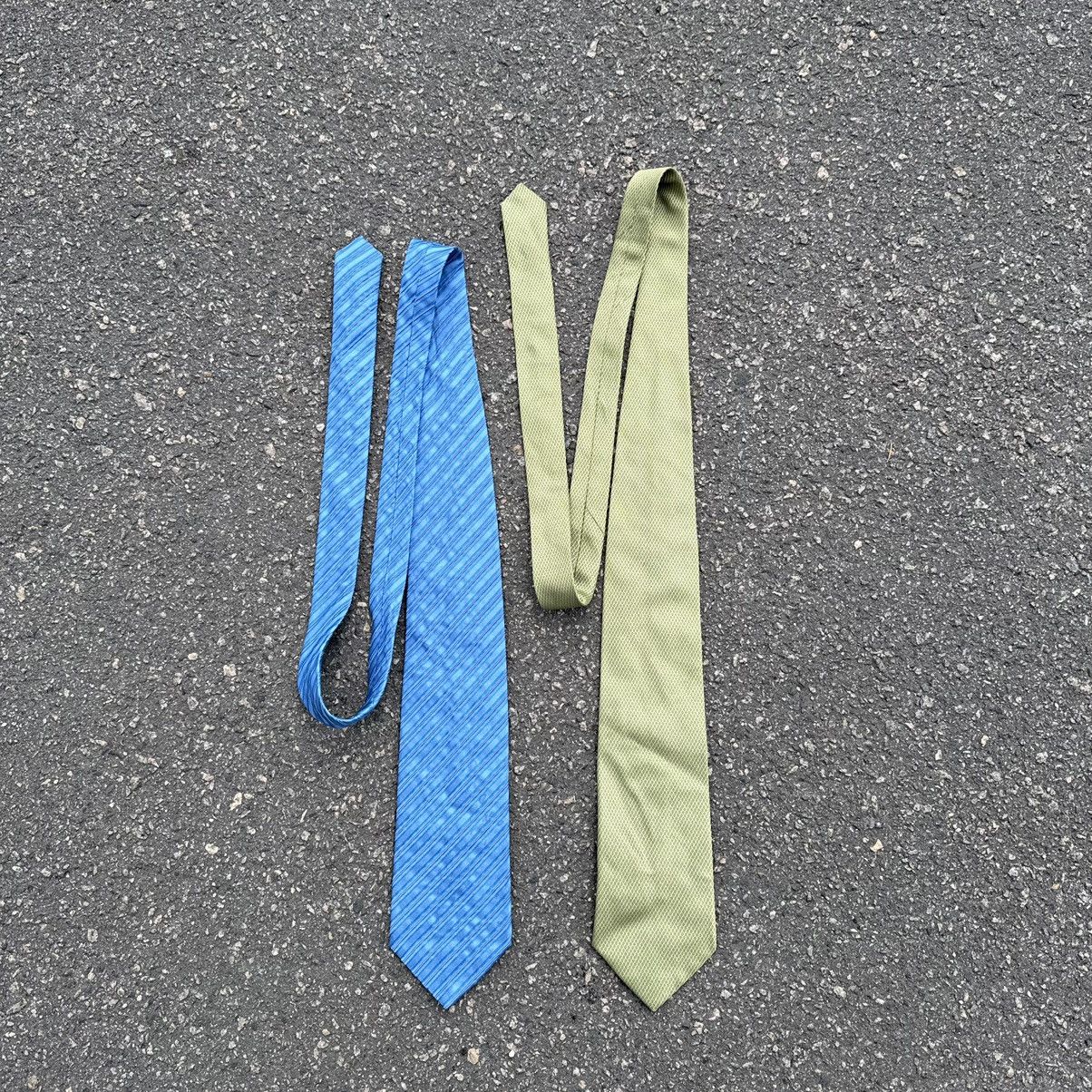 Vintage vintage 90s ties lanvin luxury y2k streetwear Size ONE SIZE - 6 Thumbnail