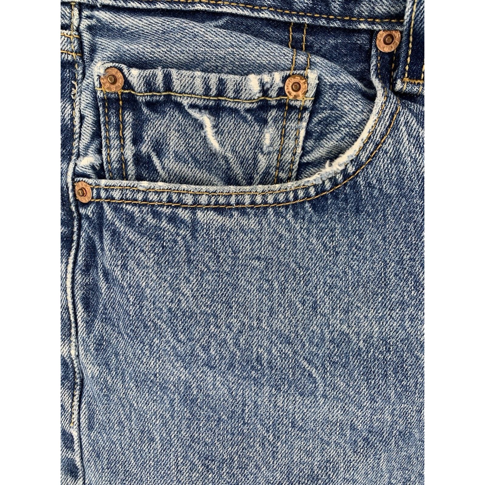 Levi's VTG Levi's 501 Button Fly Straight Leg 39x28.5" Jeans Size US 39 - 6 Thumbnail