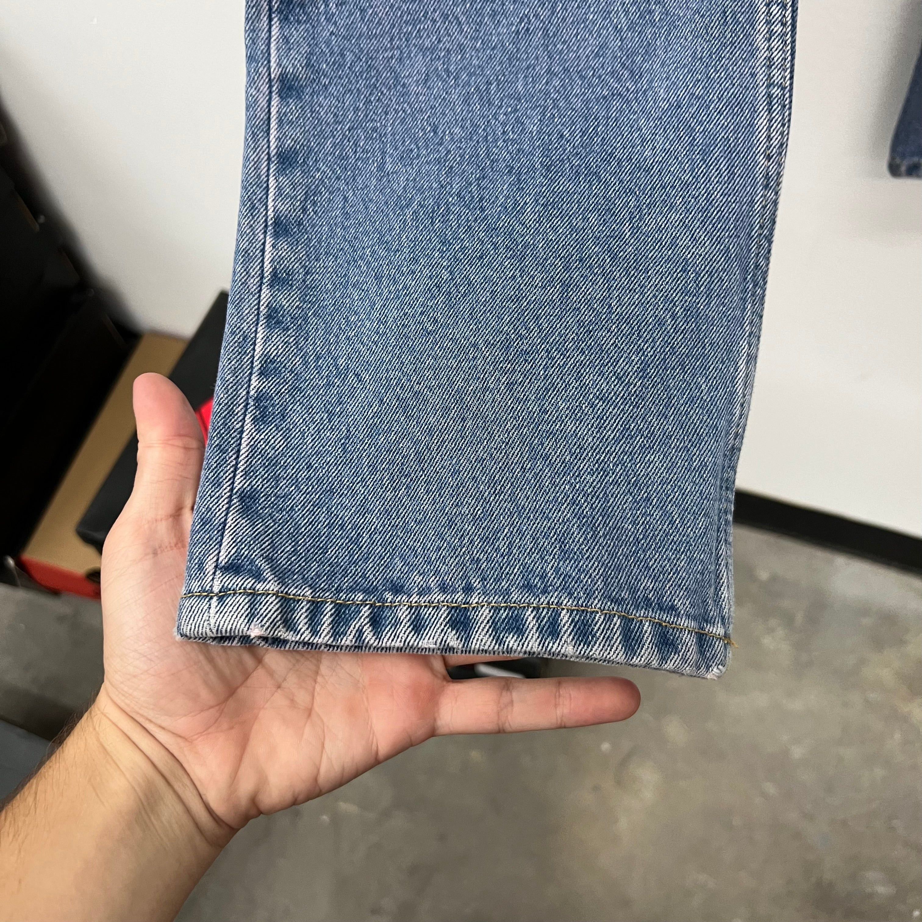 Balenciaga Balenciaga Pink Wash Straight Leg Denim Jeans - Size 31 Size US 31 - 5 Thumbnail