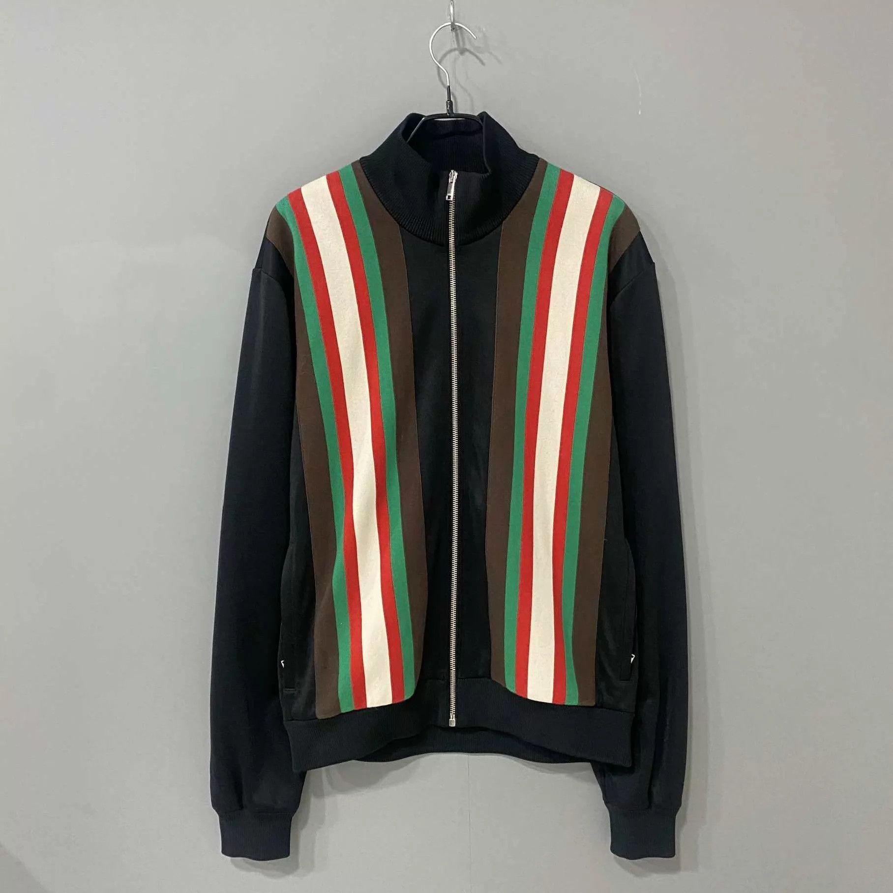 Gucci GUCCI colorblocked white red green striped jacket L Size US L / EU 52-54 / 3 - 2 Thumbnail
