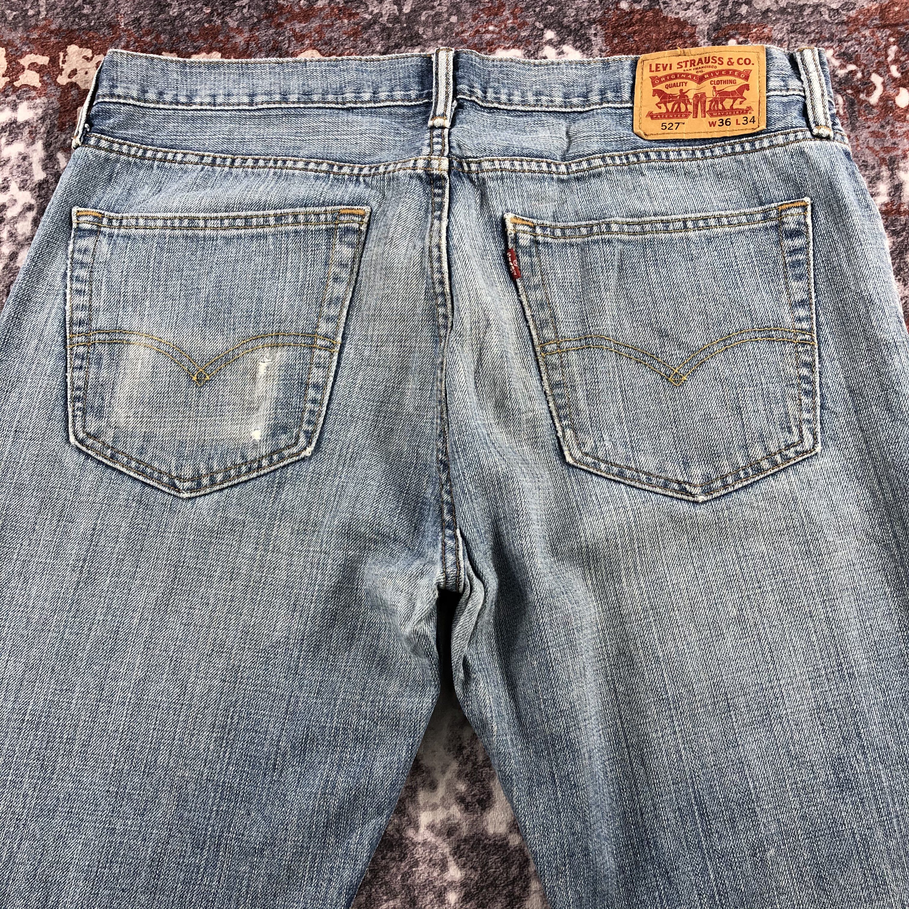 Levi's × Vintage Vintage Light Wash Levis 527 Flare Jeans-JM2476 Size US 38 / EU 54 - 5 Thumbnail