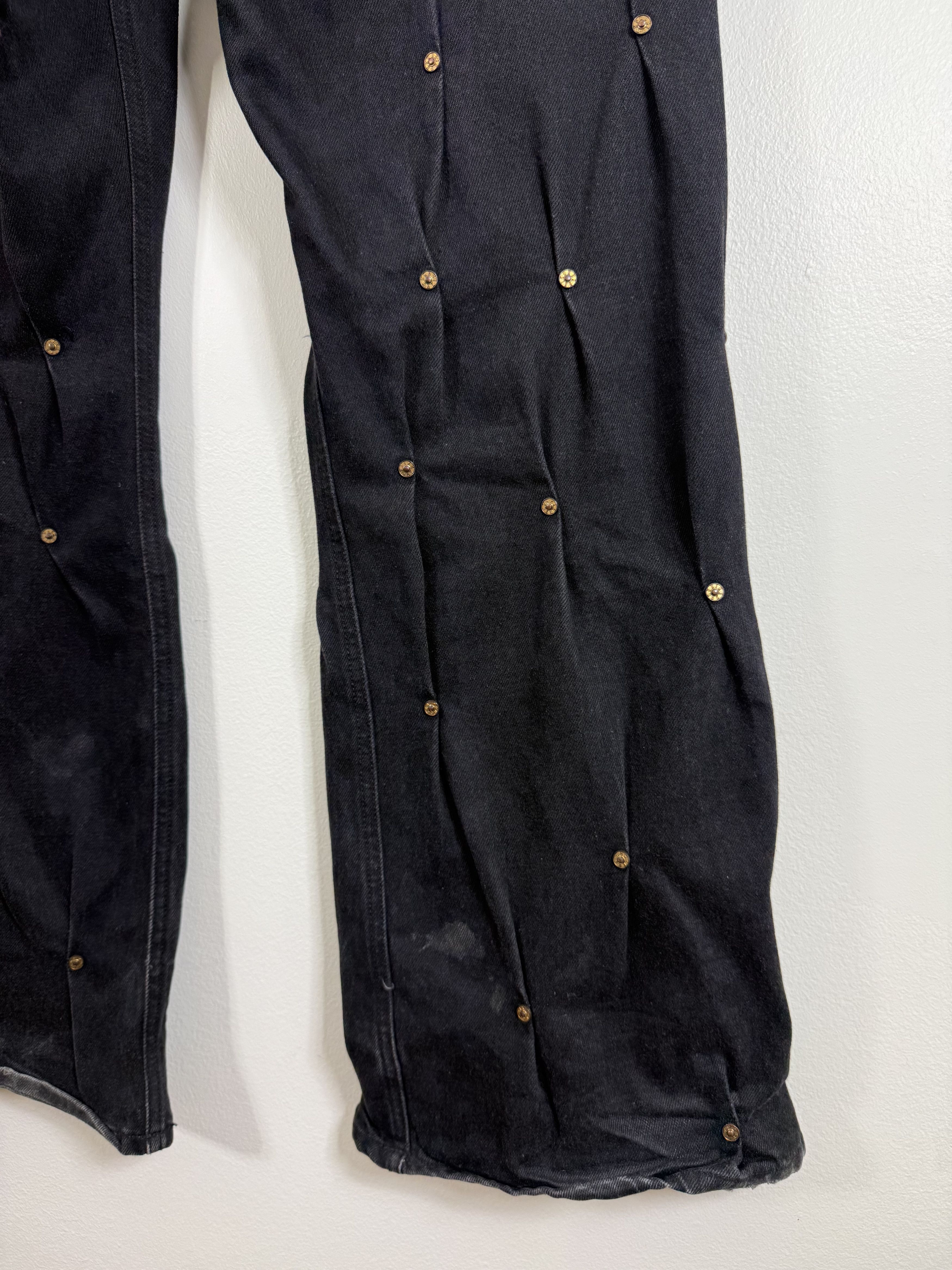 Kusikohc Black Riveted Denim Size US 32 / EU 48 - 4 Thumbnail