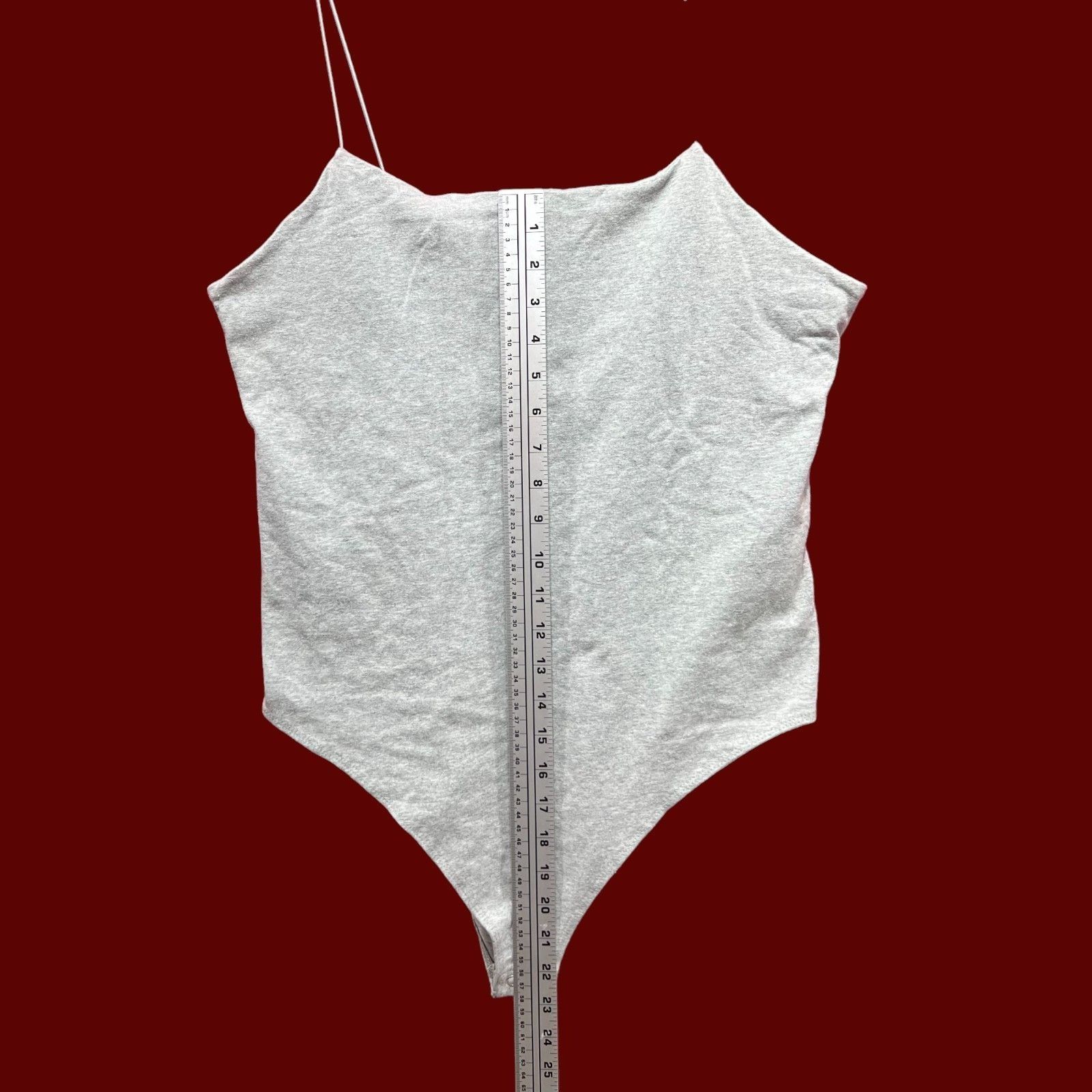Other Wild Fable - Women's Spaghetti Strap Bodysuit - Gray - Extra Size ONE SIZE - 7 Thumbnail