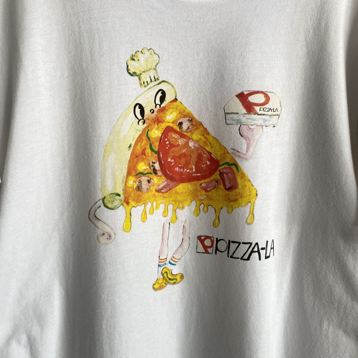 Maison MIHARA YASUHIRO Good Inspiration MIHARAYASUHIRO Pizza Slice Mascot Tee Size US L / EU 52-54 / 3 - 14 Thumbnail