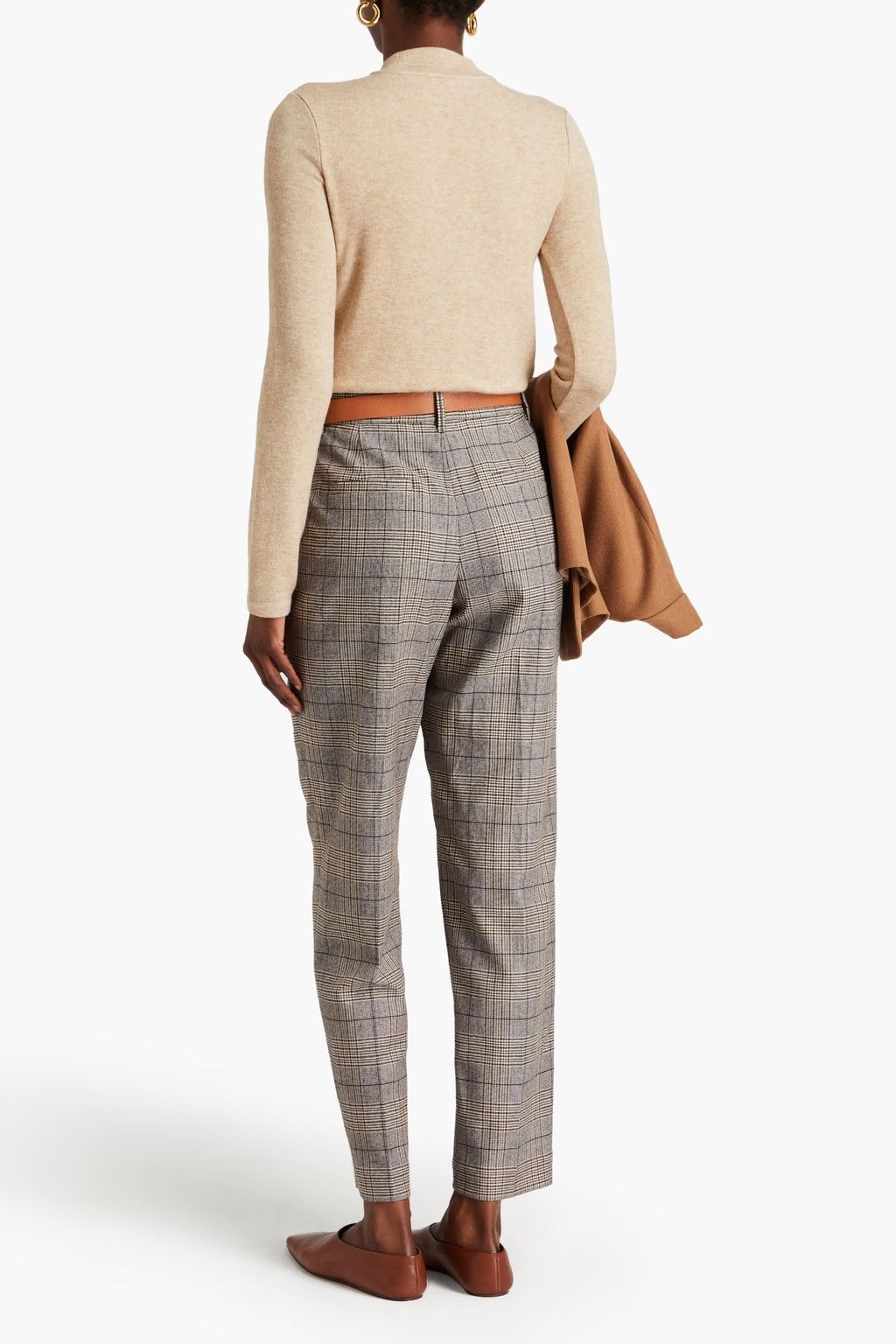 Brunello Cucinelli o1y0725 Casual Pant in Dark Brown Size 28" / US 6 / IT 42 - 3 Thumbnail